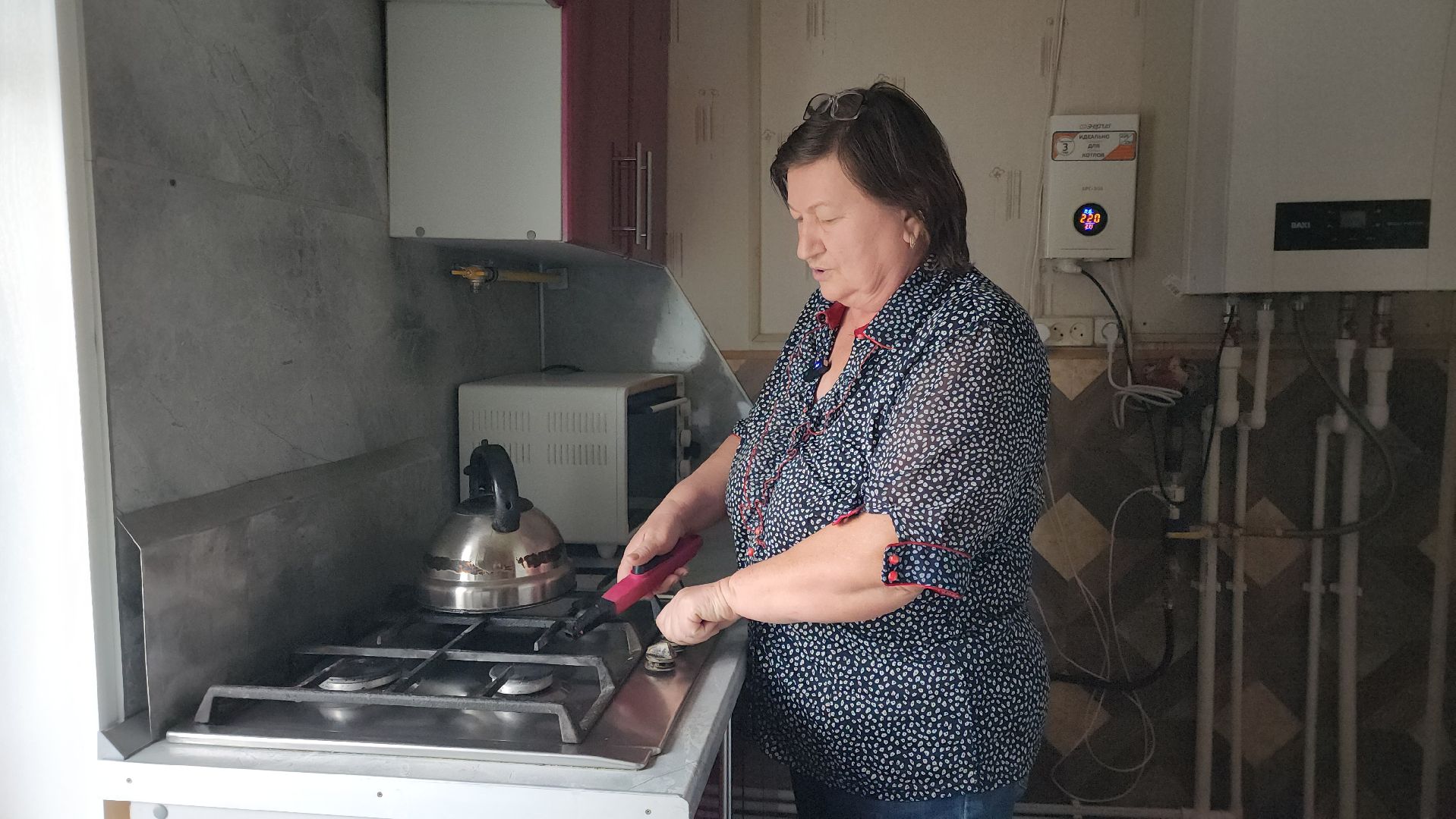 Луховицы, Подключение газа, вертикалки