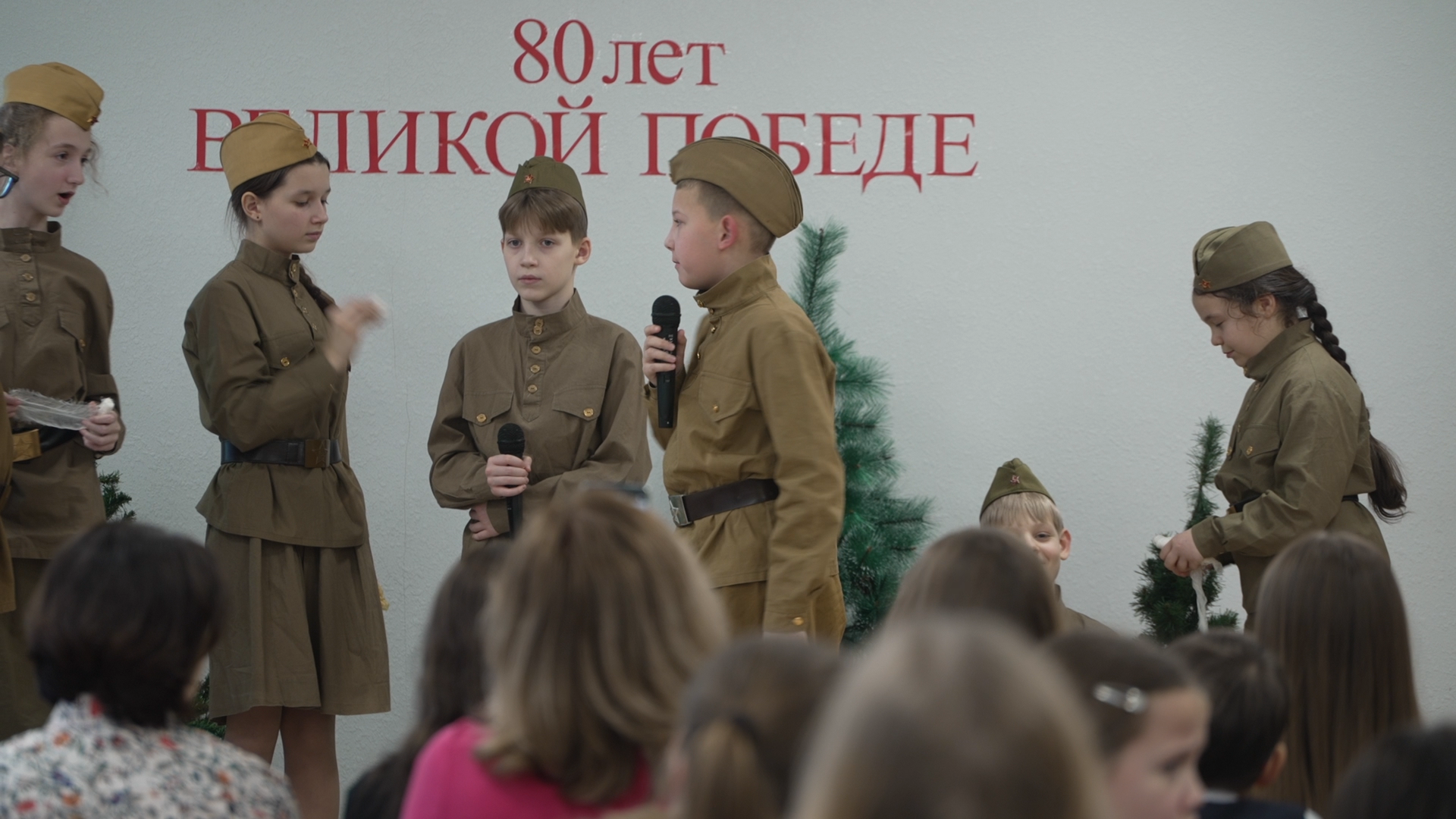 80 лет победе, вертикалки, школа Попова Власиха, конкурс военной песни, дети о войне,