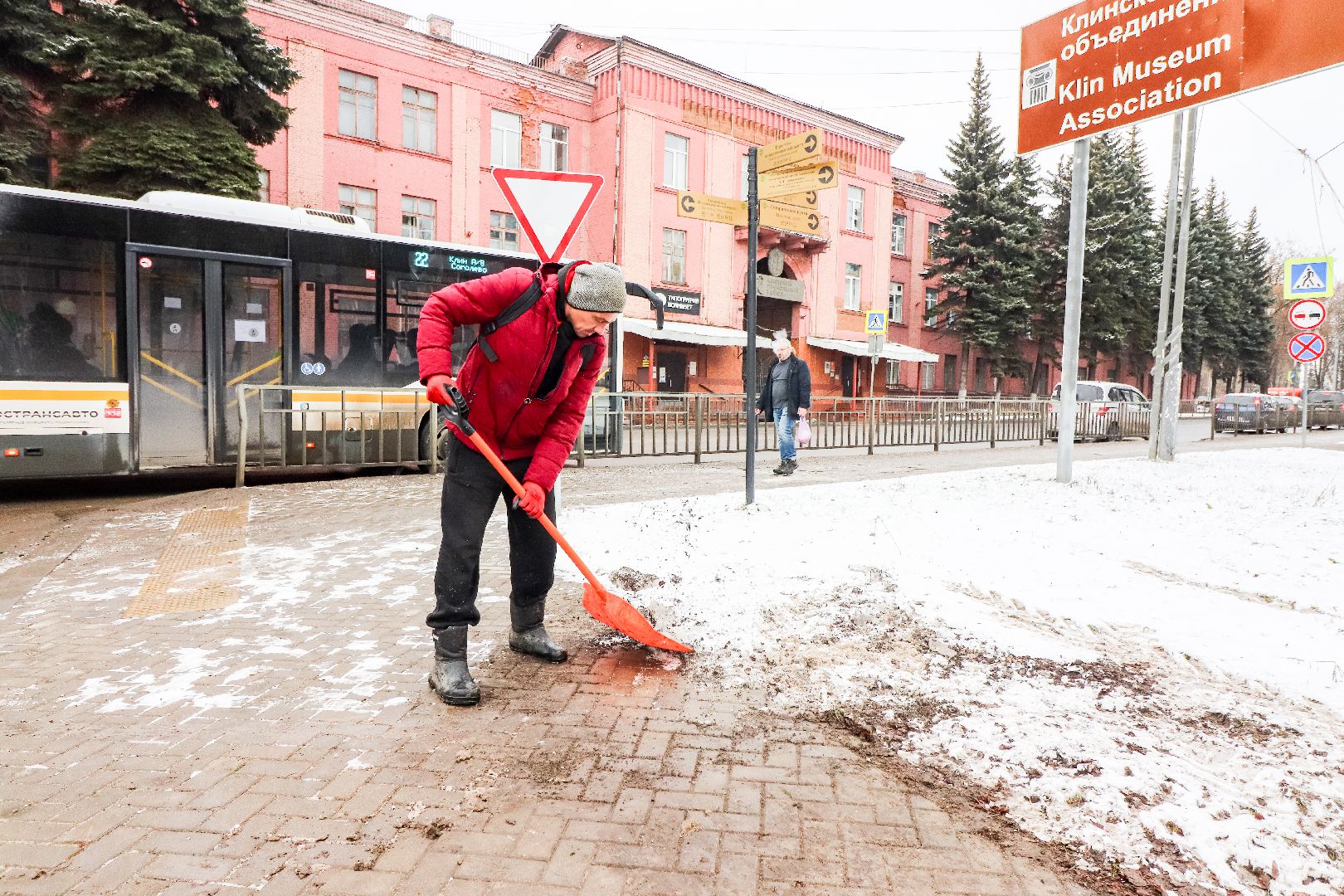 Клин, общество, ЖКХ, уборка снега и наледи, вертикалки,