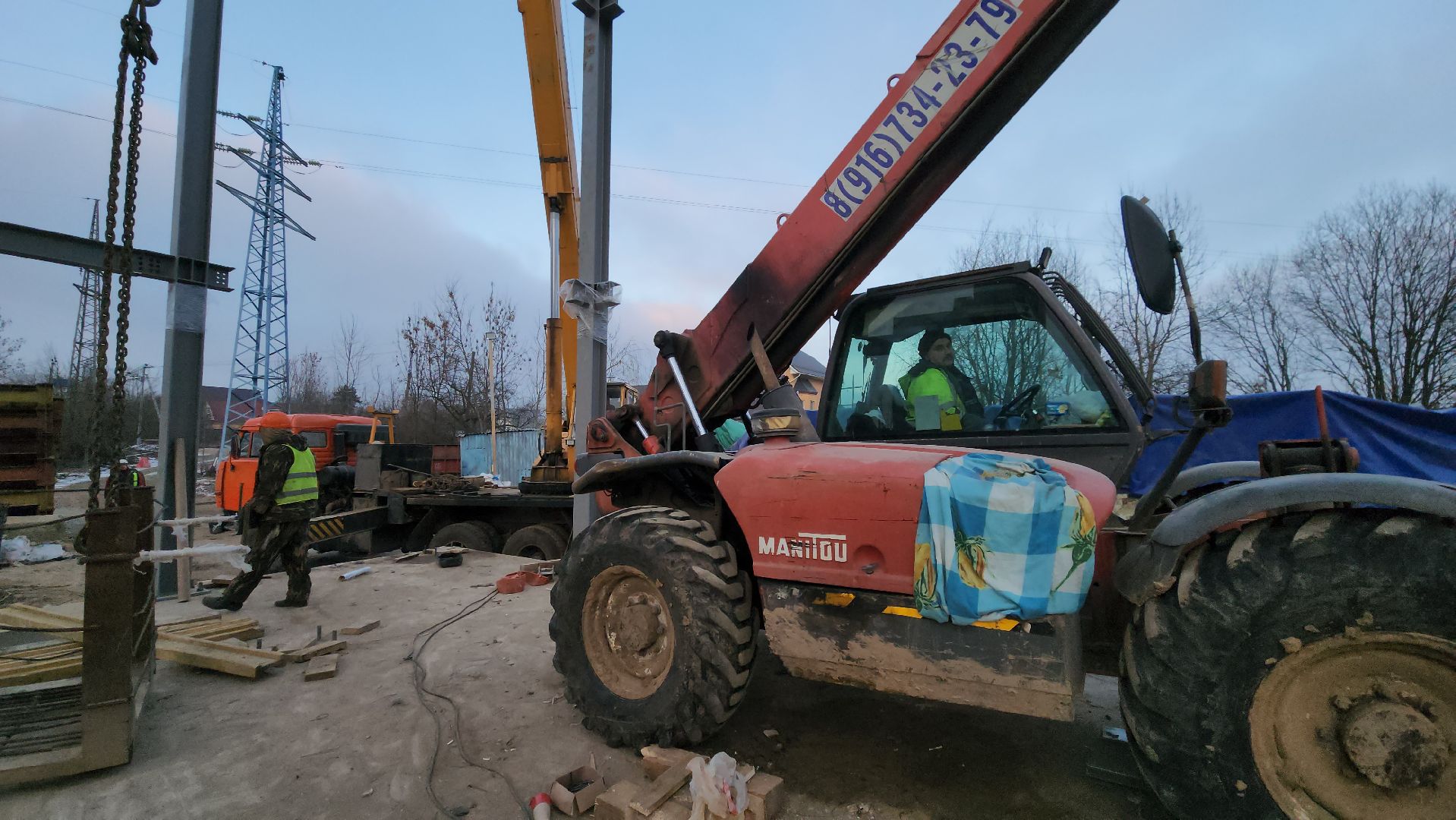 наземный переход, Лобня, Строительство, вертикалки,