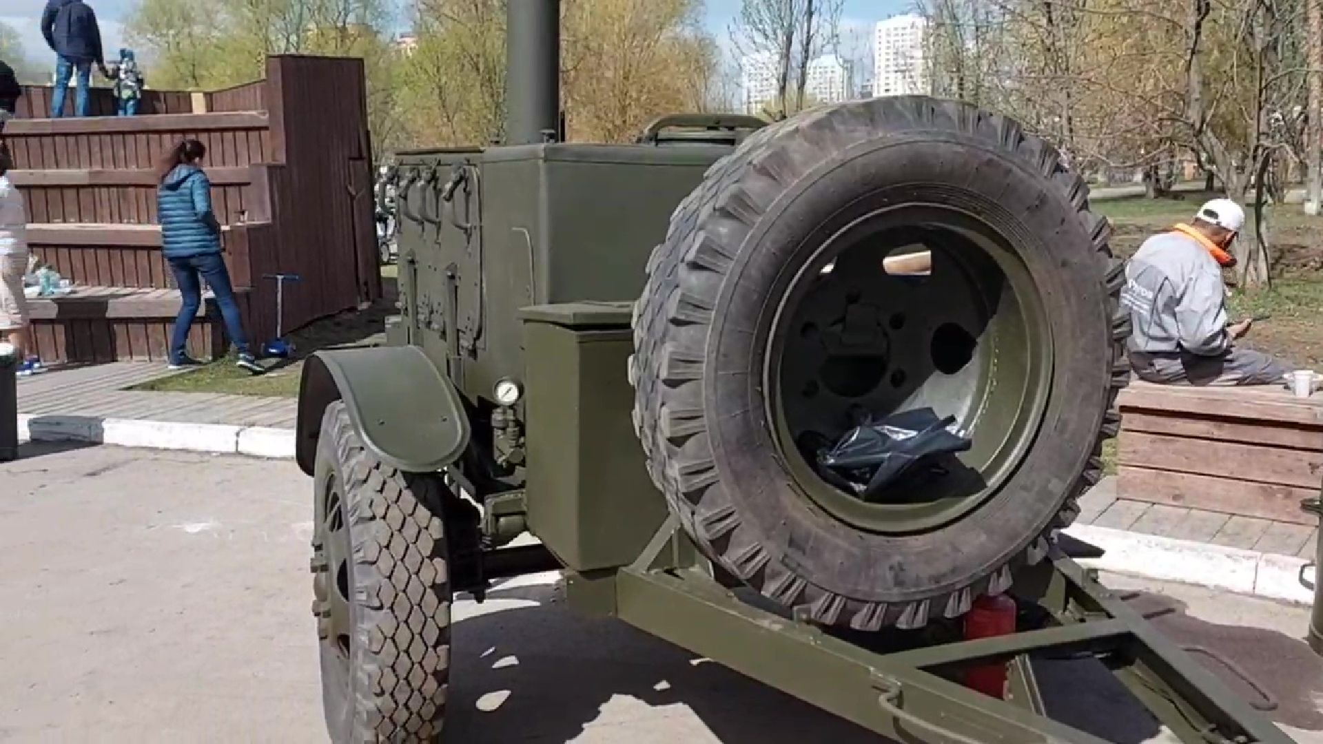 Реутов, полевая кухня, еда, гречневая каша, чай