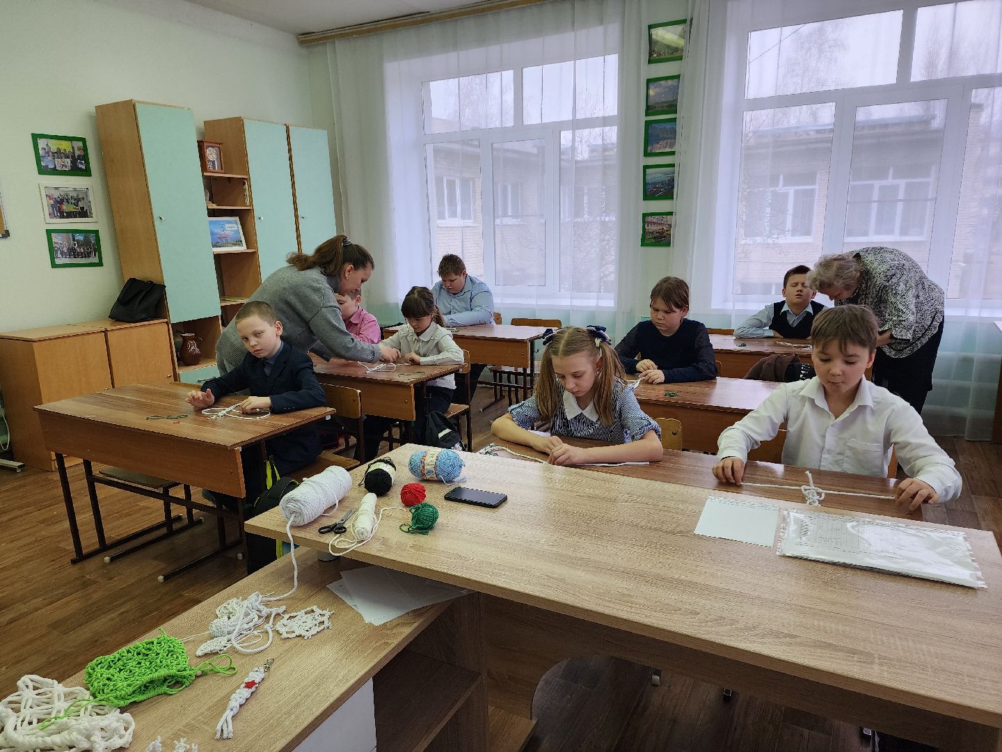 дети, овз, день защитника отечества, школа-интернат, шатура, шатурский округ, мастер-класс,