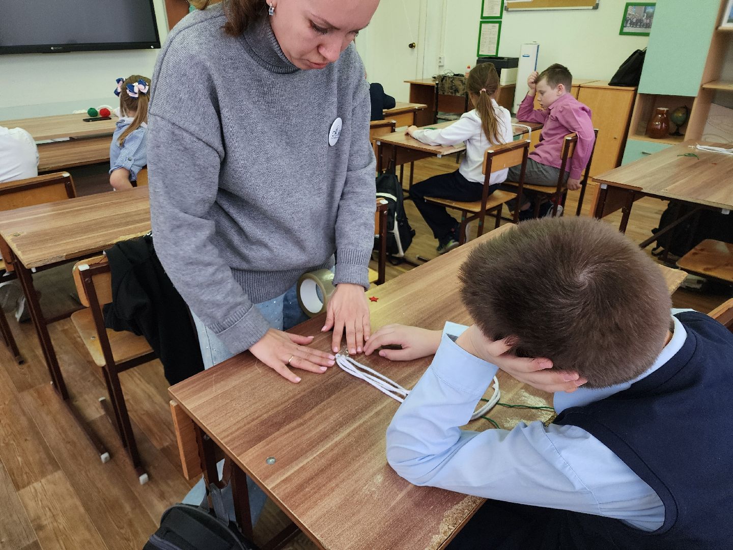 дети, овз, день защитника отечества, школа-интернат, шатура, шатурский округ, мастер-класс,