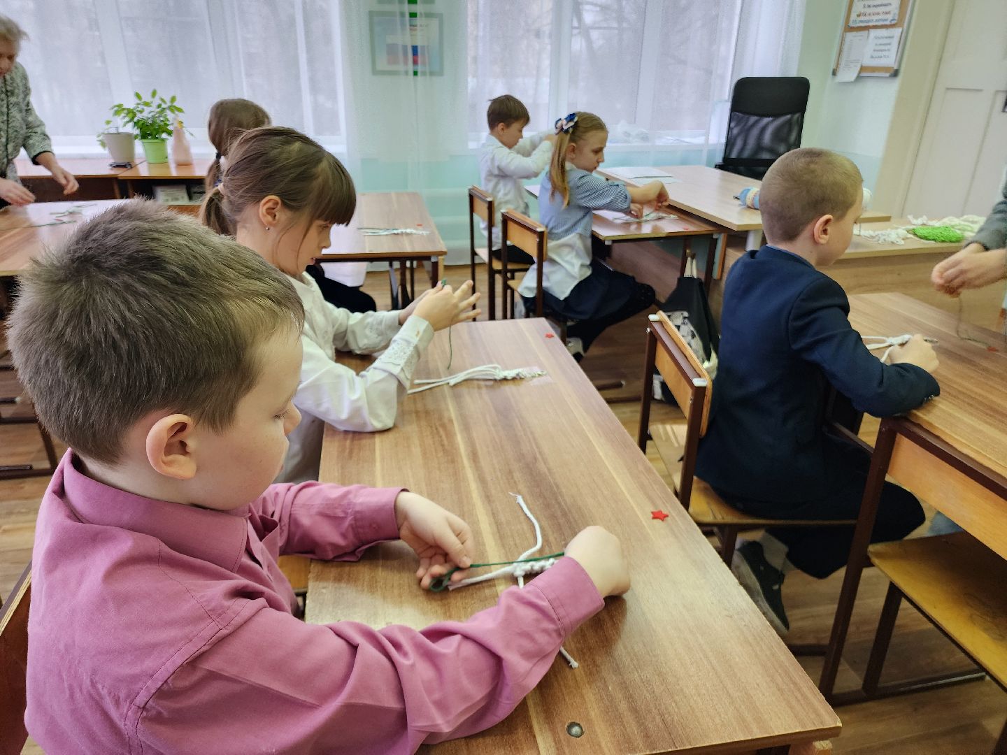 дети, овз, день защитника отечества, школа-интернат, шатура, шатурский округ, мастер-класс,