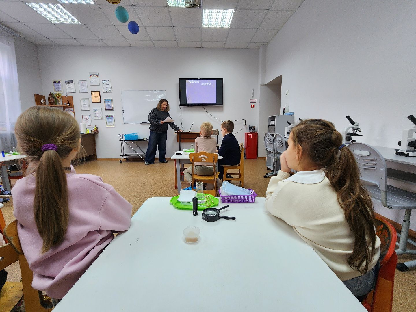 дети, 80-летие победы, созвездие, шатура, мастер-класс, ученые, биология,