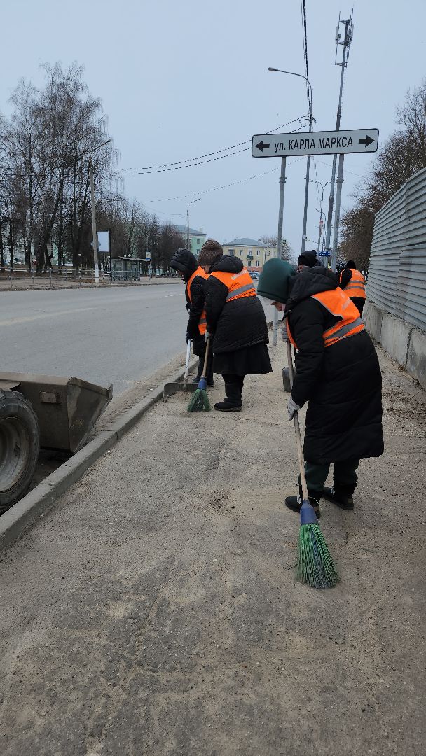 серпухов, подмосковье, уборка улиц, вертикалки,