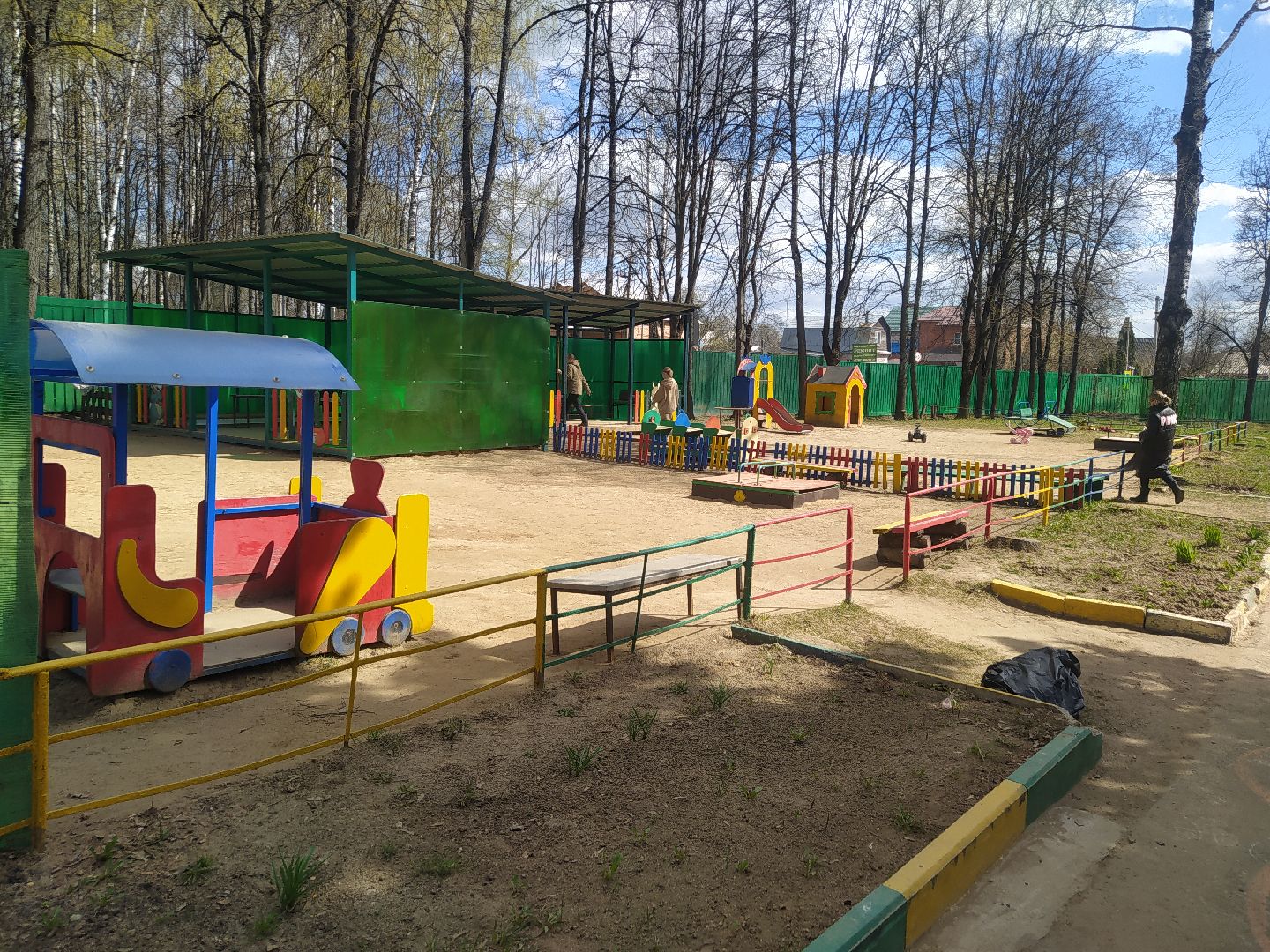 Дедовск, субботник, детский сад, уборка