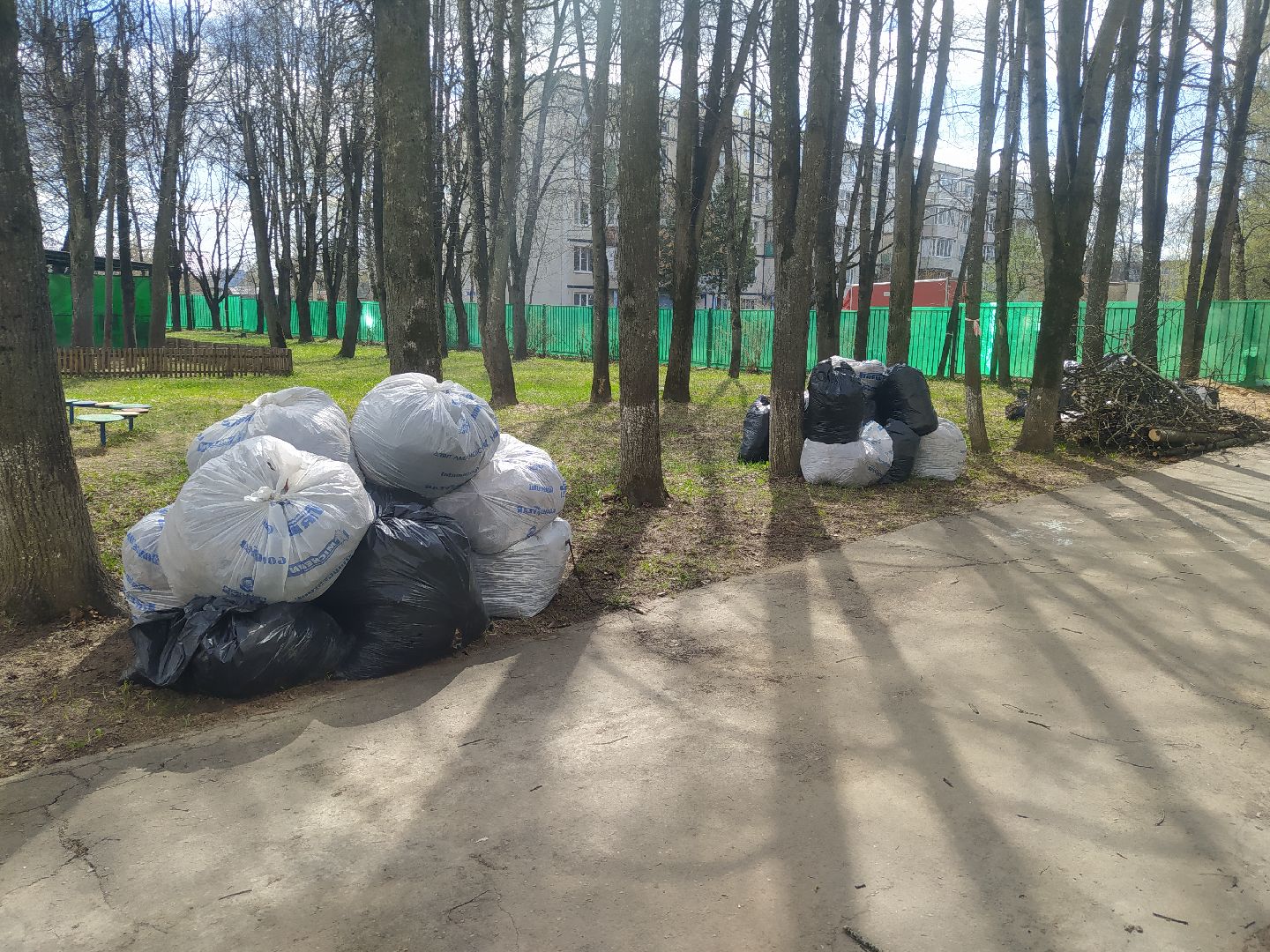 Дедовск, субботник, детский сад, уборка