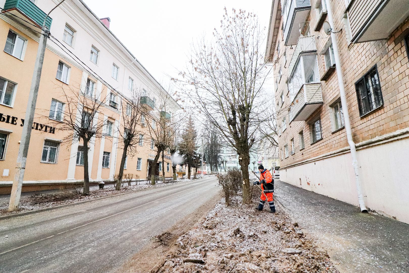 Клин, общество, ЖКХ, уборка веток, вертикалки, уборка смета,