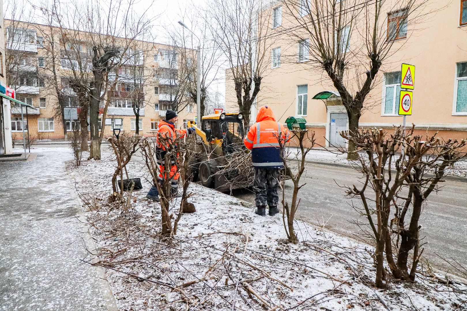 Клин, общество, ЖКХ, уборка веток, вертикалки, уборка смета,