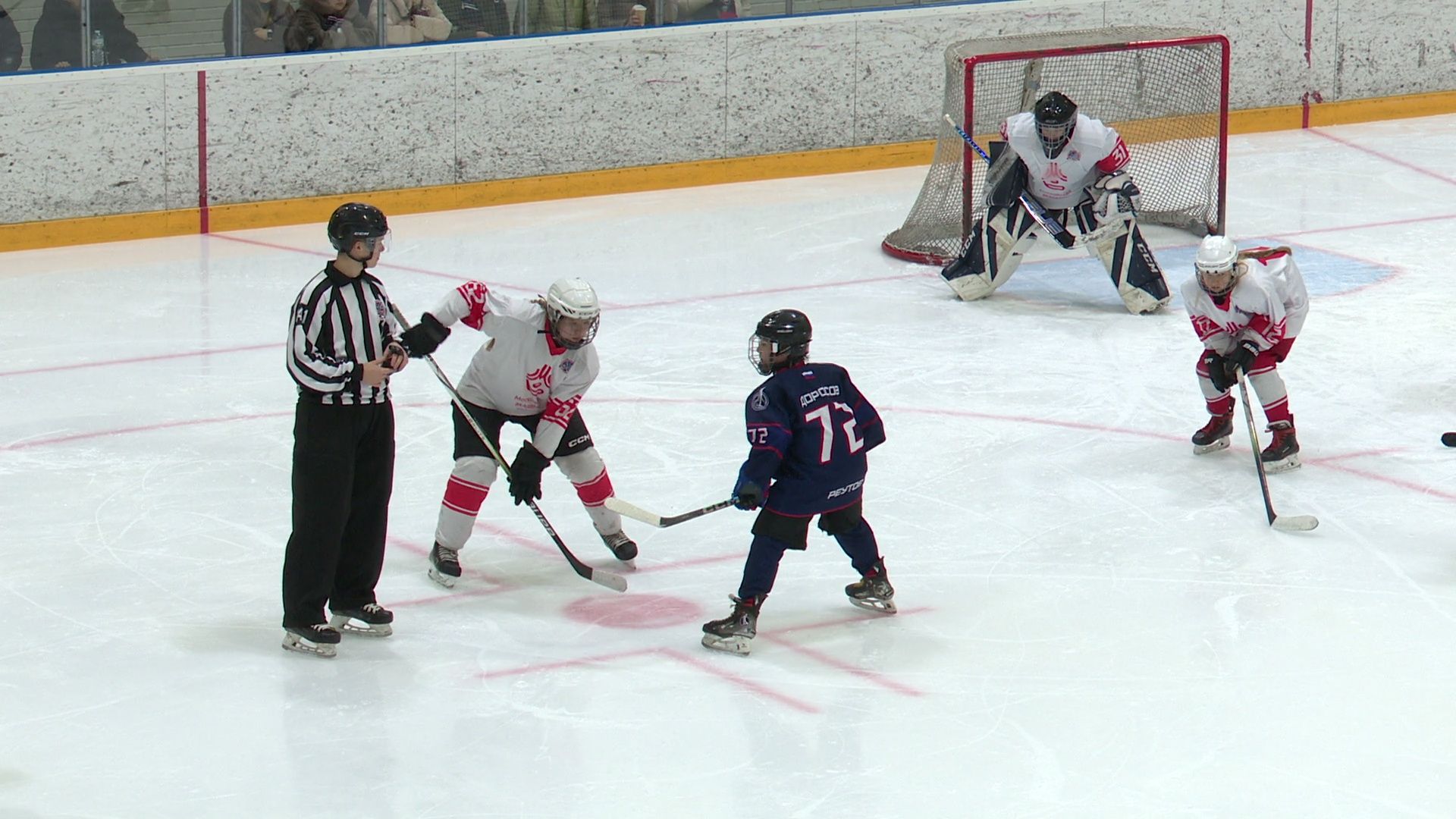 реутов, вертикалки, хоккей, спорт, матч, девочкиvsмальчики,