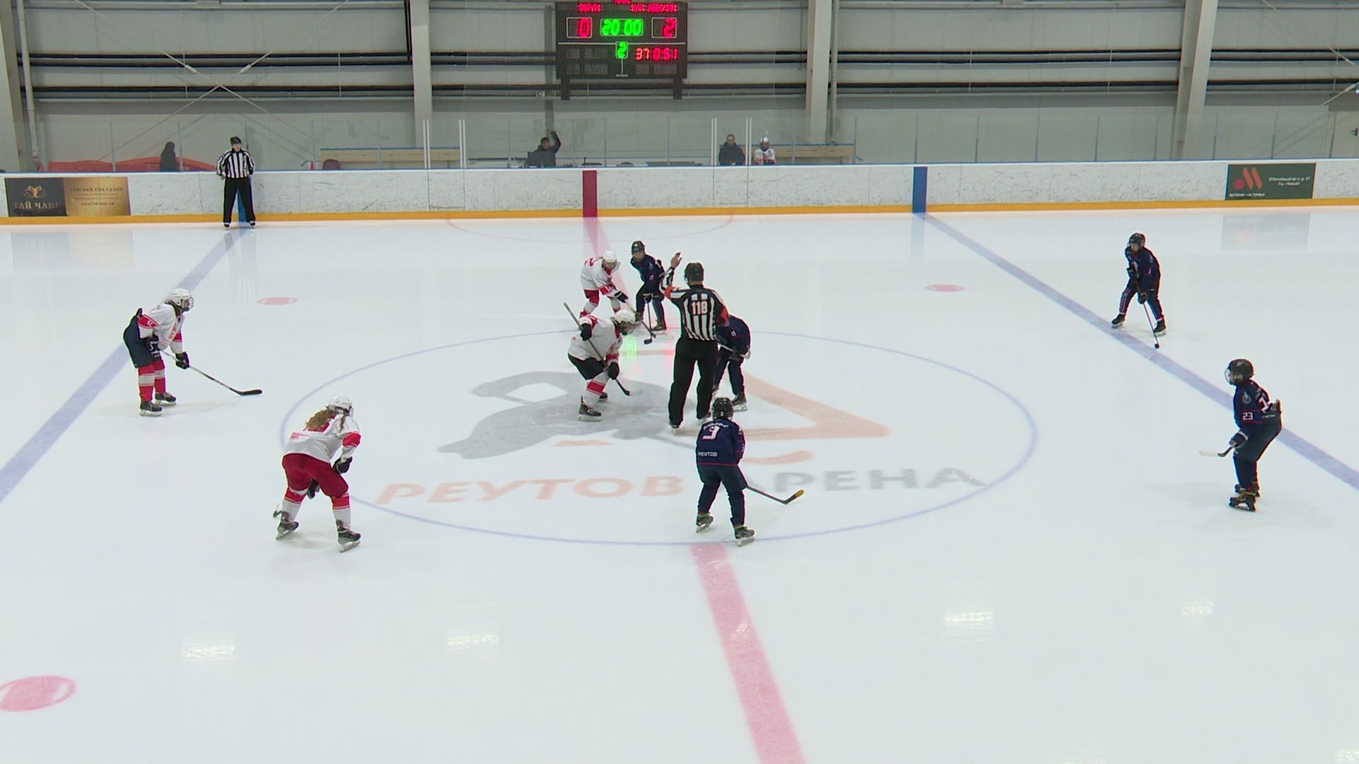 реутов, вертикалки, хоккей, спорт, матч, девочкиvsмальчики,