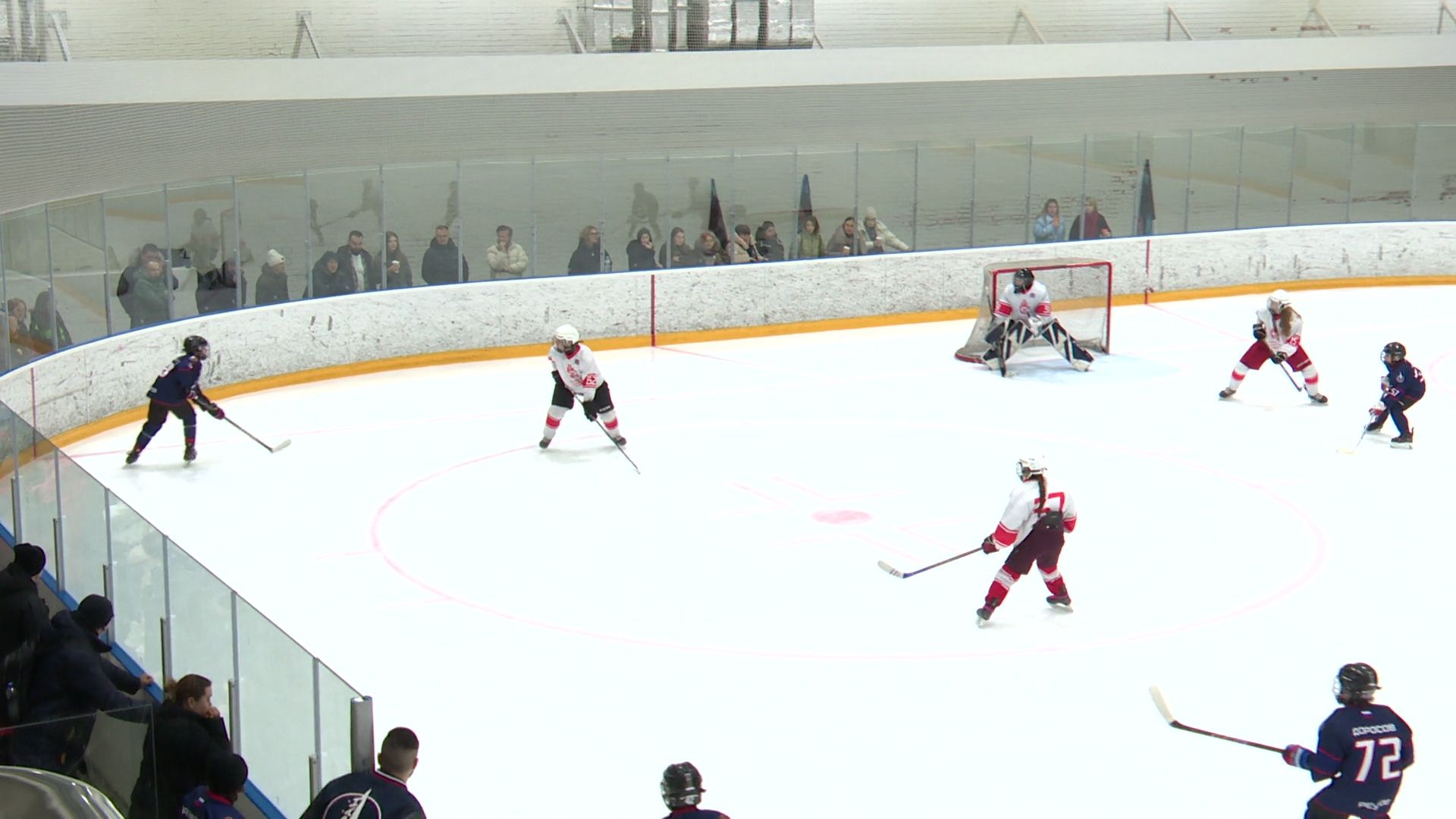 реутов, вертикалки, хоккей, спорт, матч, девочкиvsмальчики,