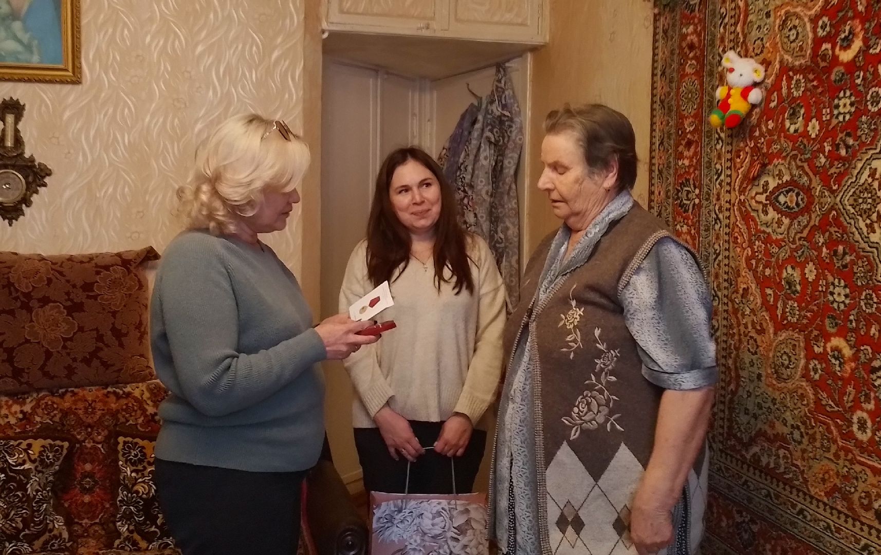 городской округ Восход, медаль 80 лет победы, великая отечественная война,вручение медали,