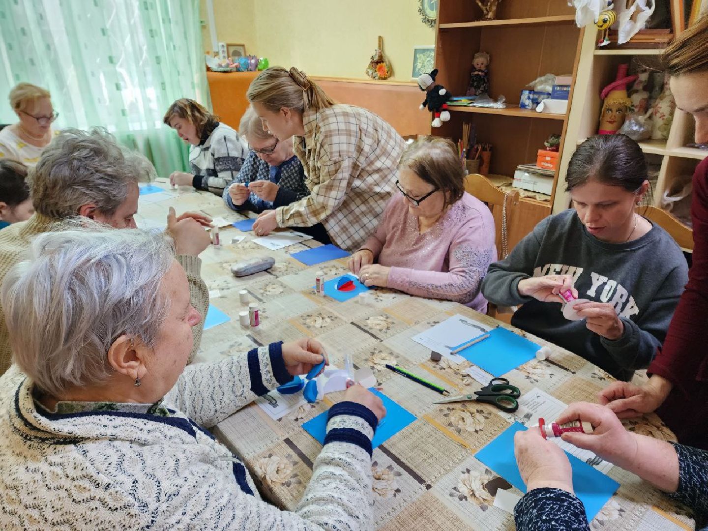 солнечногорск, мастер-класс, люди с овз, создание открыток, вертикалки,
