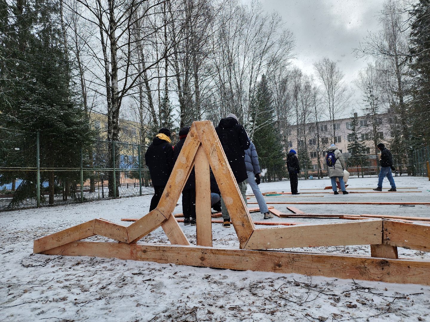 Дубна, Архитектурная школа, арт-объект, Университет Дубна, вертикалки,