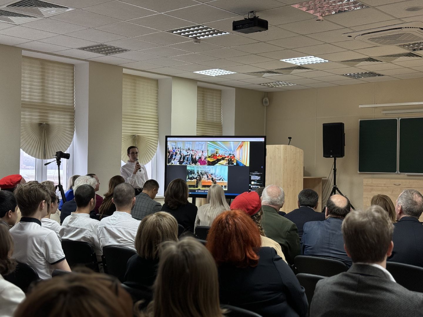 Телемост, Герой СССР, Василий Молоков, Открытие музея,молоковская сош,