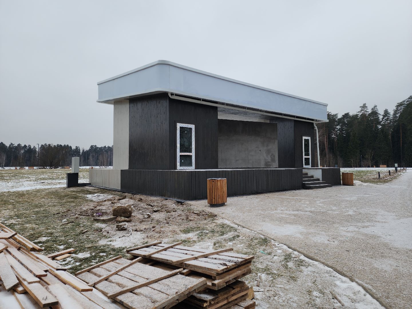 Черноголовка, Благоустройство, Южное озеро, вертикалки,