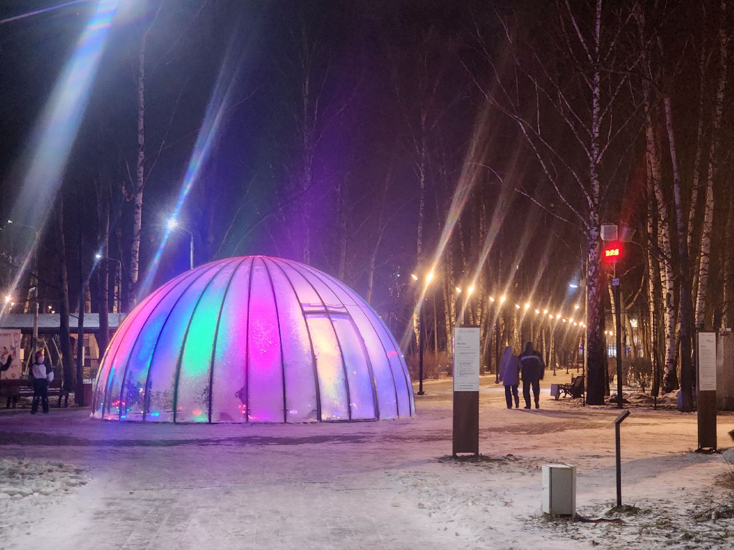 долгопрудный, центральный парк, фонтан, купол, арт-объект, ночное освещение, вертикалки,