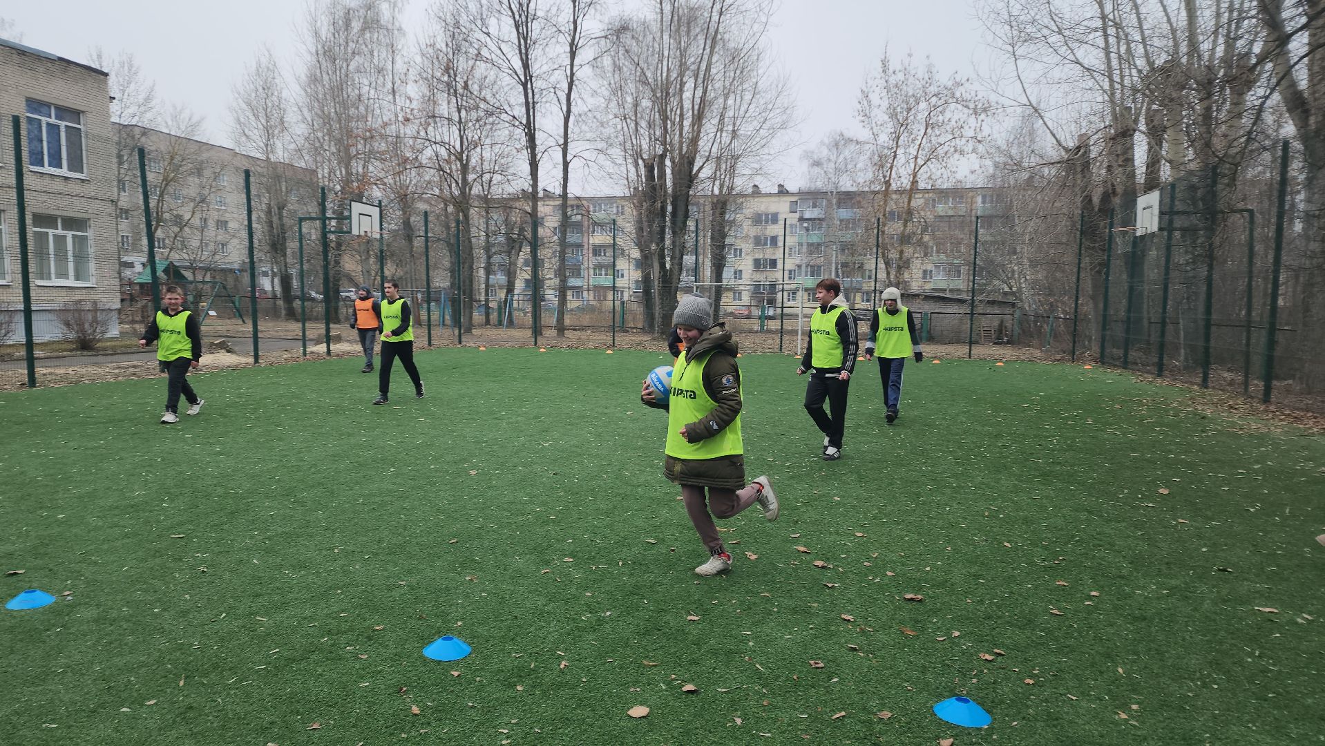 дети, школа-интернат, зимние забавы, спортивное мероприятие,