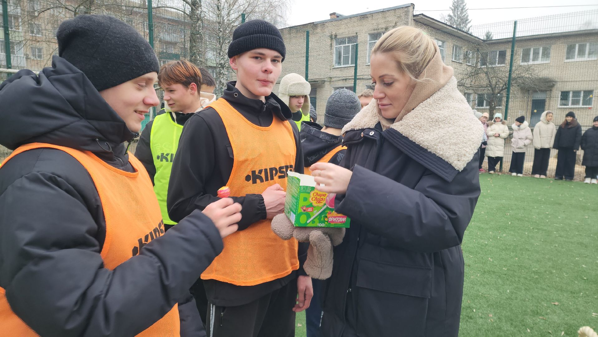 дети, школа-интернат, зимние забавы, спортивное мероприятие,