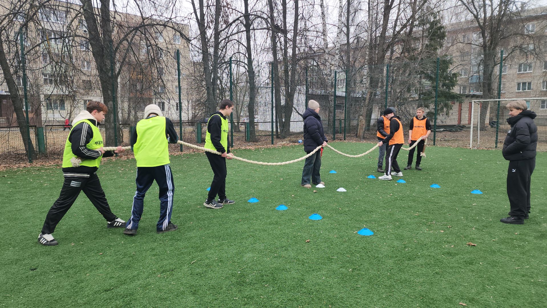 дети, школа-интернат, зимние забавы, спортивное мероприятие,