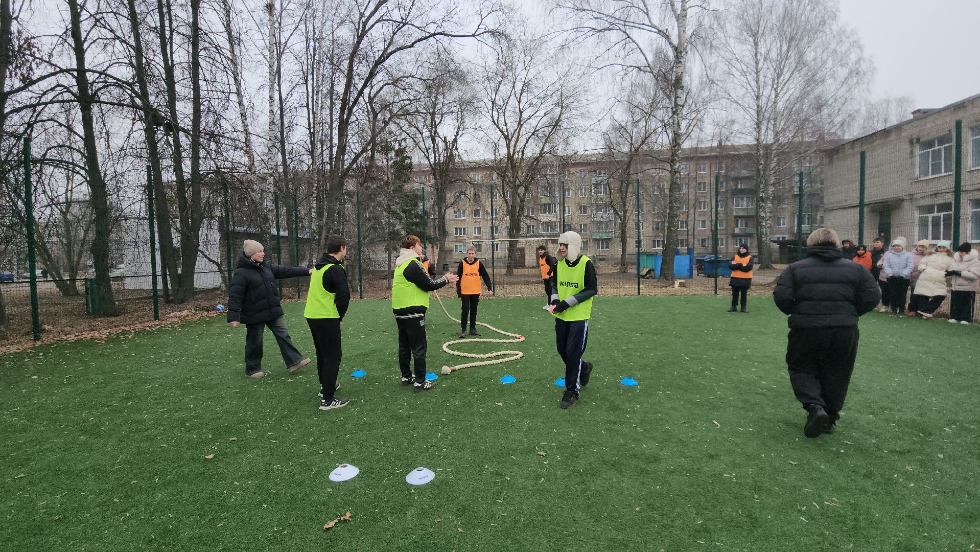 дети, школа-интернат, зимние забавы, спортивное мероприятие,