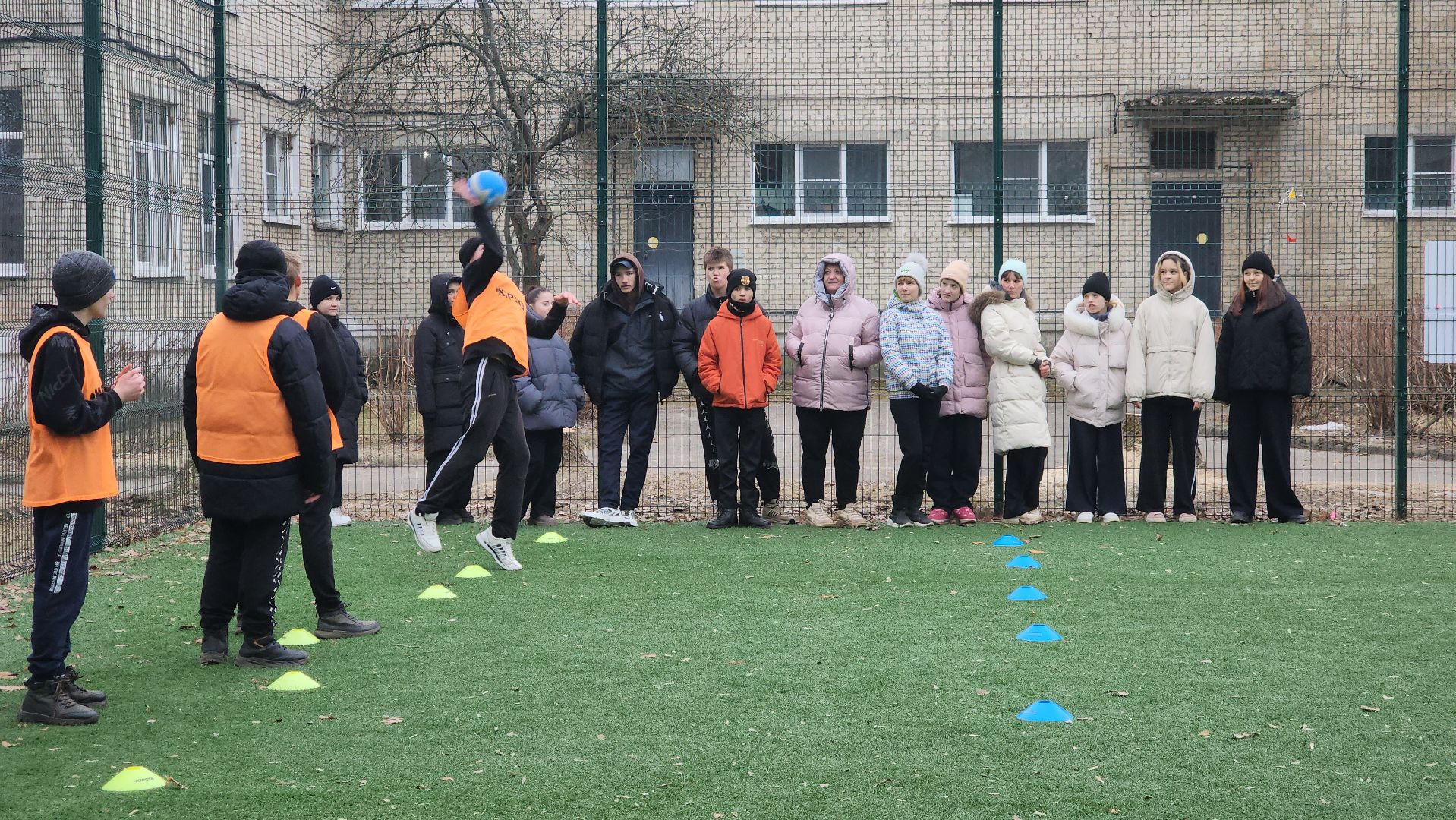дети, школа-интернат, зимние забавы, спортивное мероприятие,