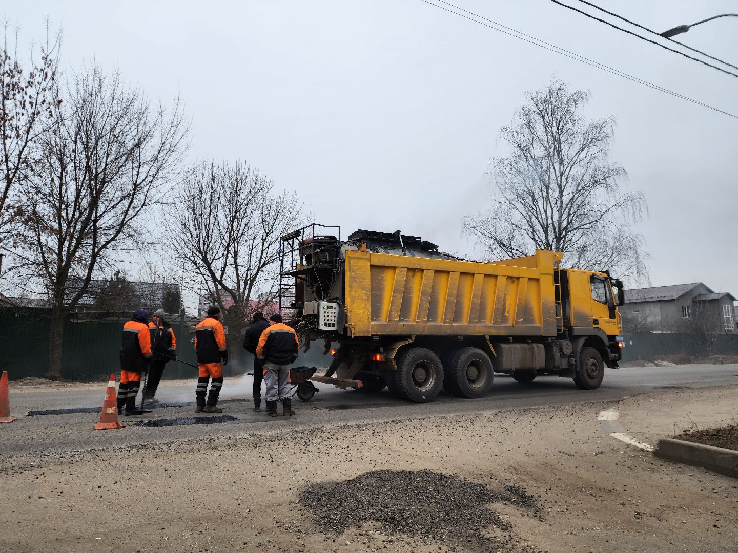 электросталь, дороги, асфальт, ямочный ремонт, вертикалки,