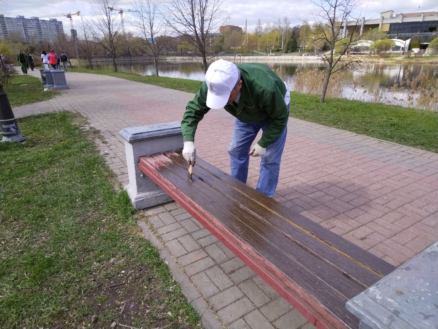 субботник, Мытищи, лавочки, благоустройство