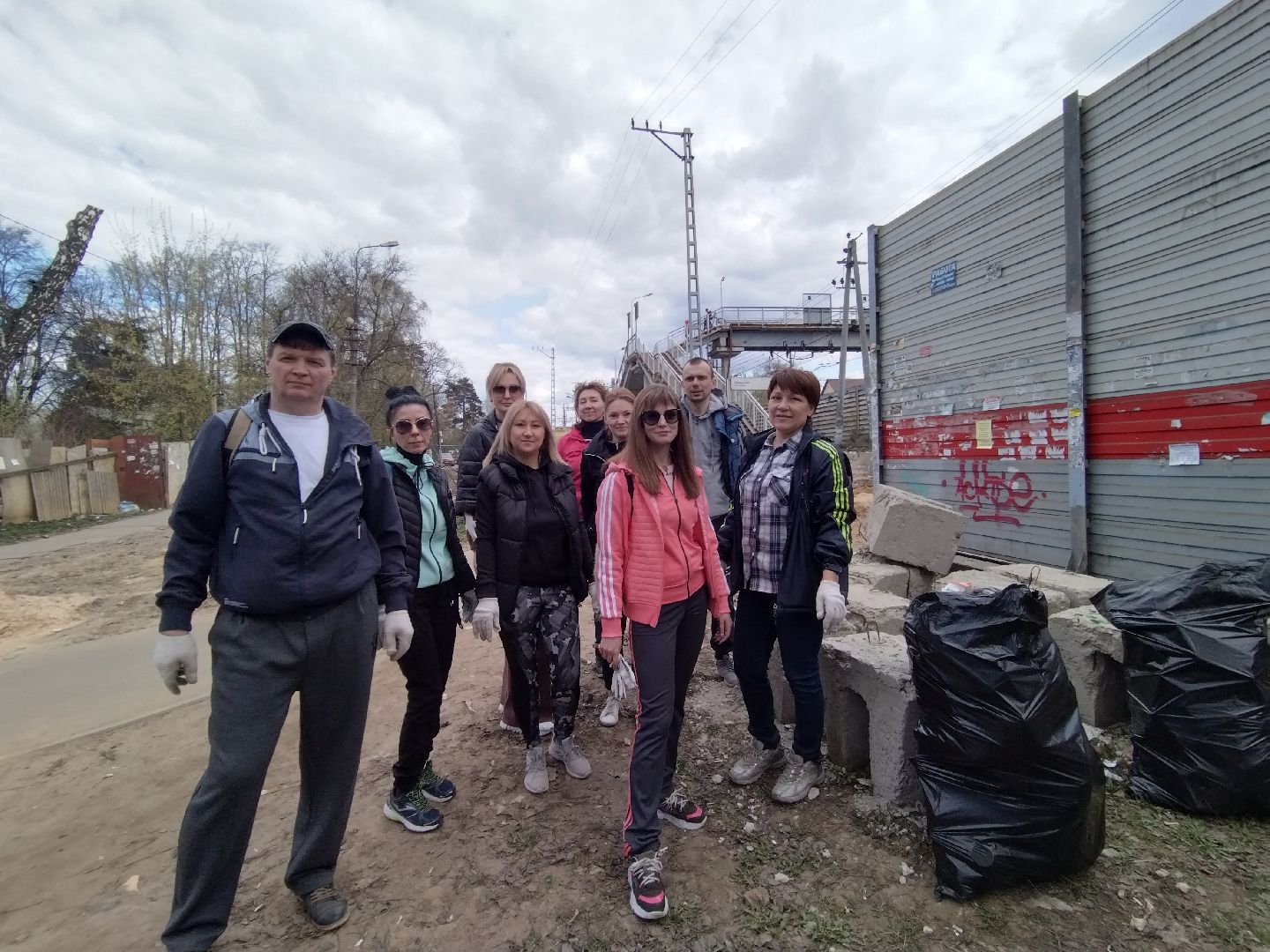 субботник, Мытищи, Юлия Купецкая, СШОР по хоккею, общество, культура, благоустройство