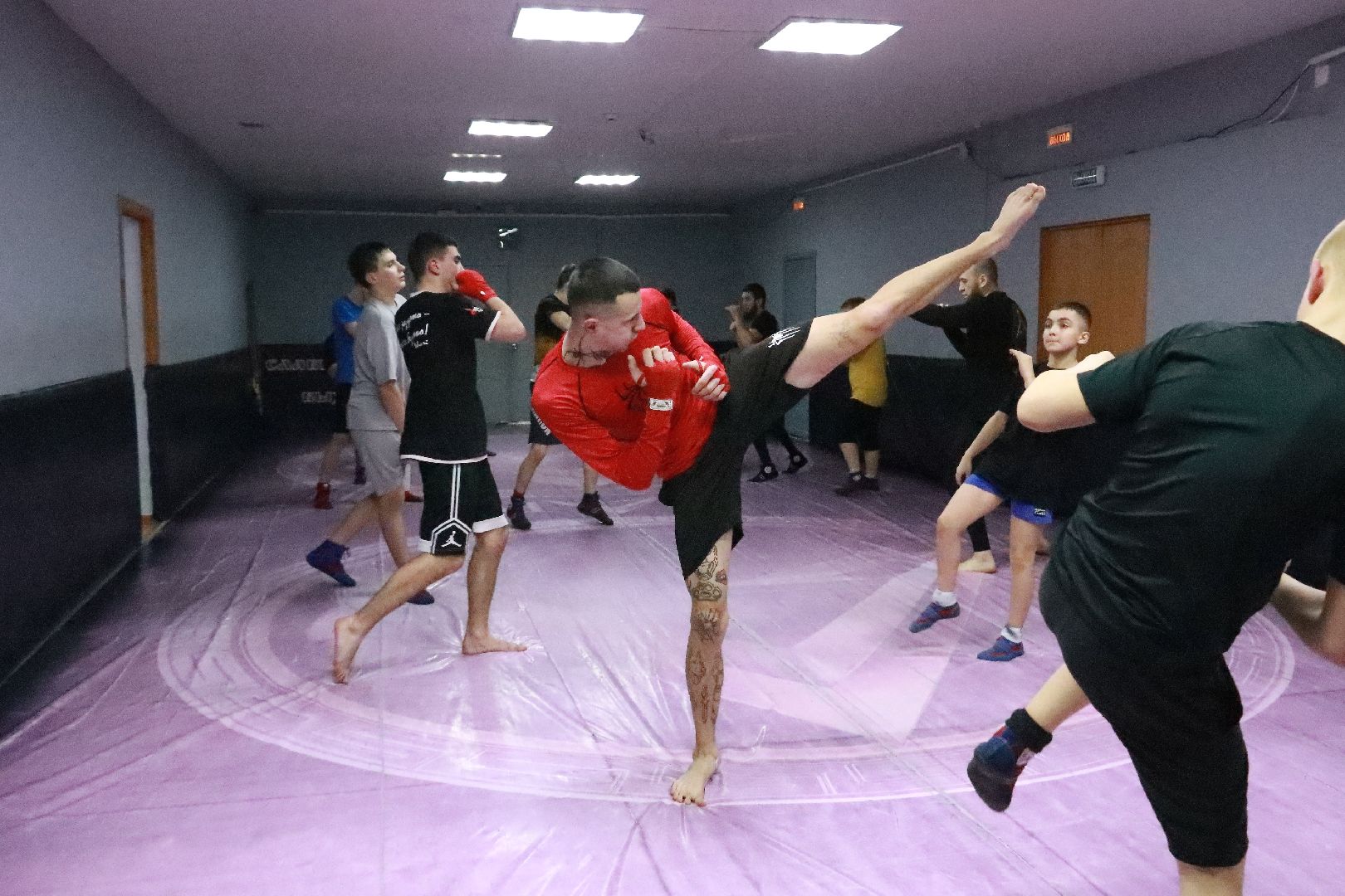 спорт, истра, тренировка по самбо, вертикалки