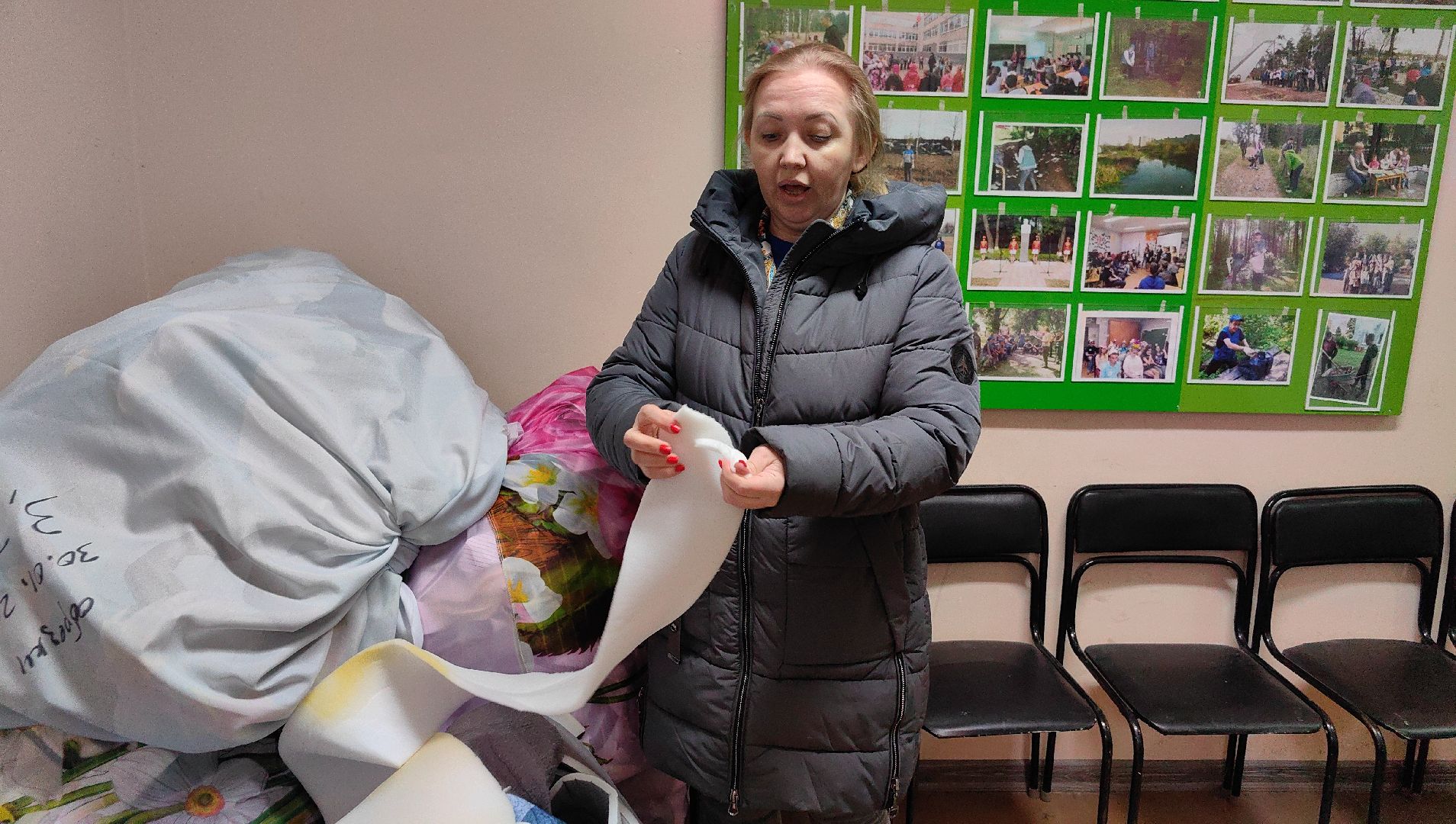 шторы, матрас, сво, бойцы, поролон, юнармия, волонтер,