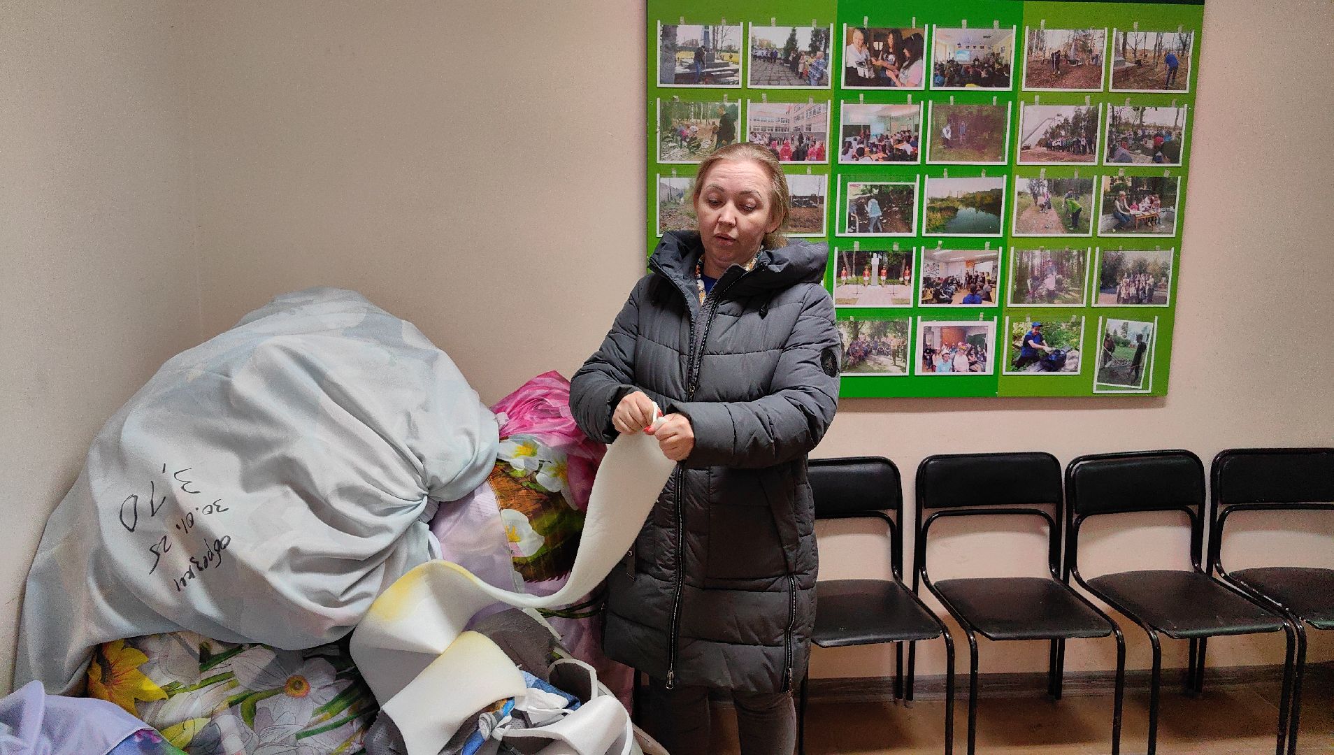 шторы, матрас, сво, бойцы, поролон, юнармия, волонтер,