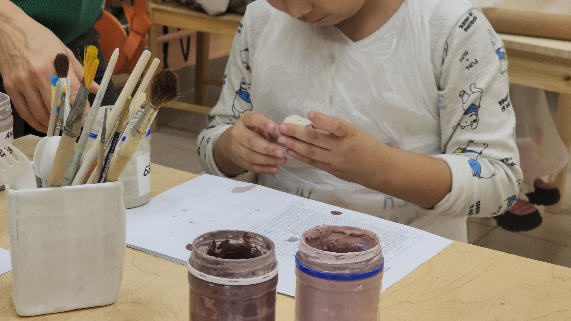 котельники, лепка, глина, реабилитационный центр, помощь, занятия,