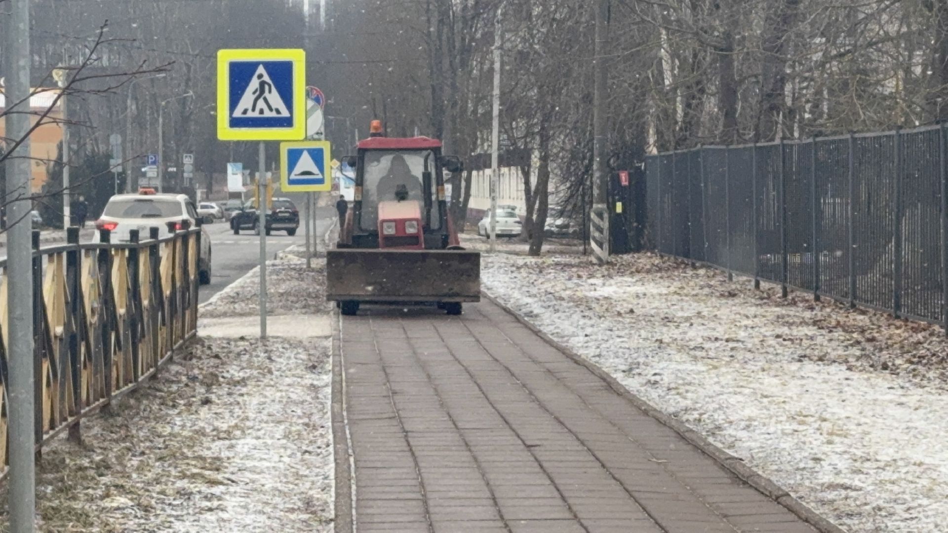 солнечногорск, уборка улиц, чистят снег, коммунальные службы, жители,