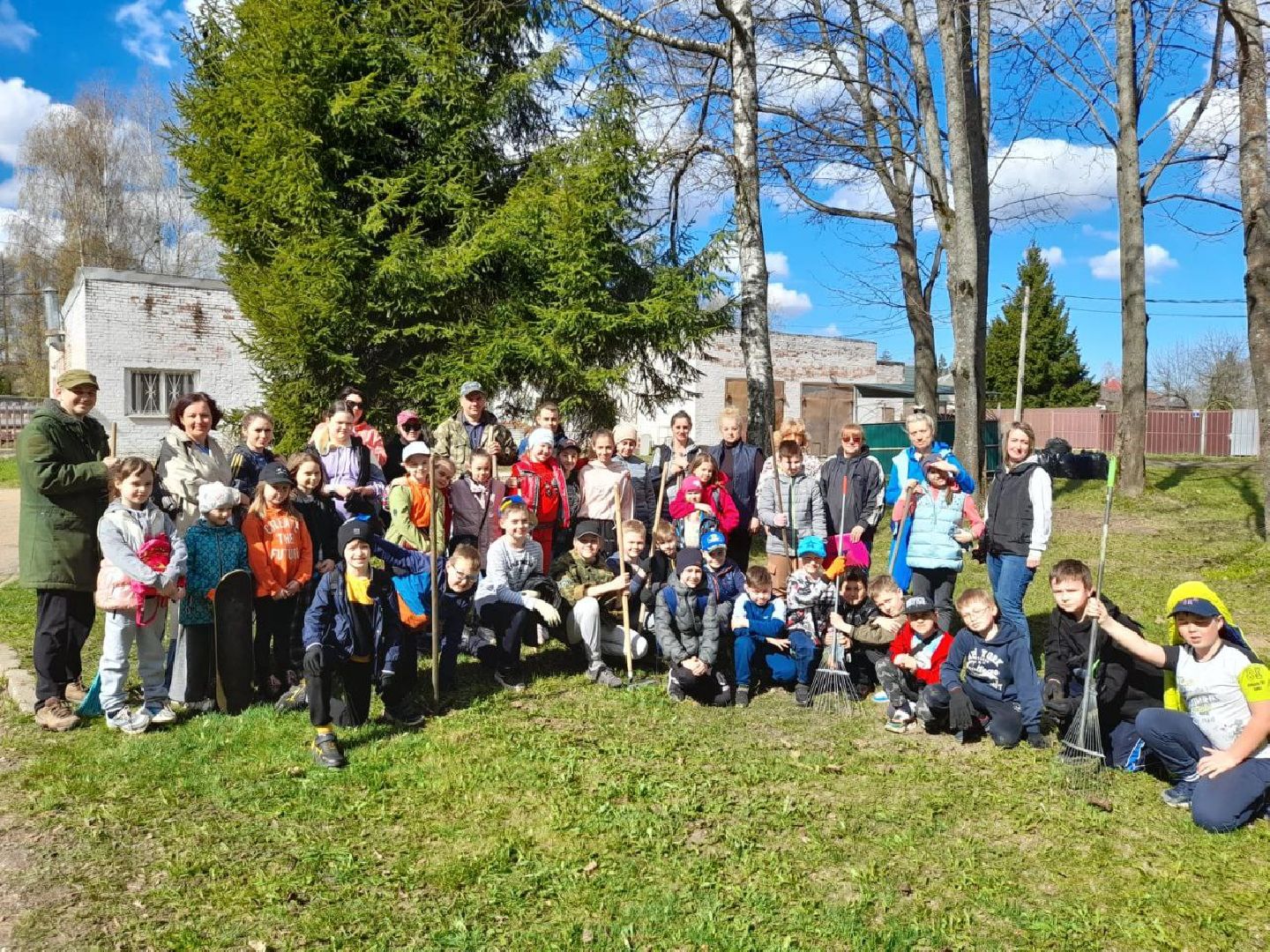 Солнечногорск, субботник, акция, уборка, лицей