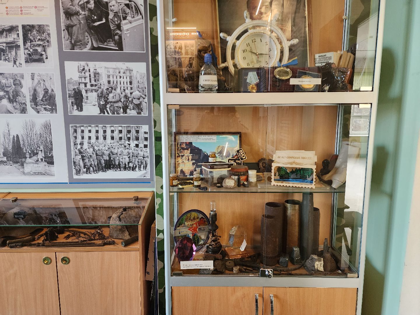 раменское, общество, юбилей музея 100-й Свирской дивизии в средней школе 8,