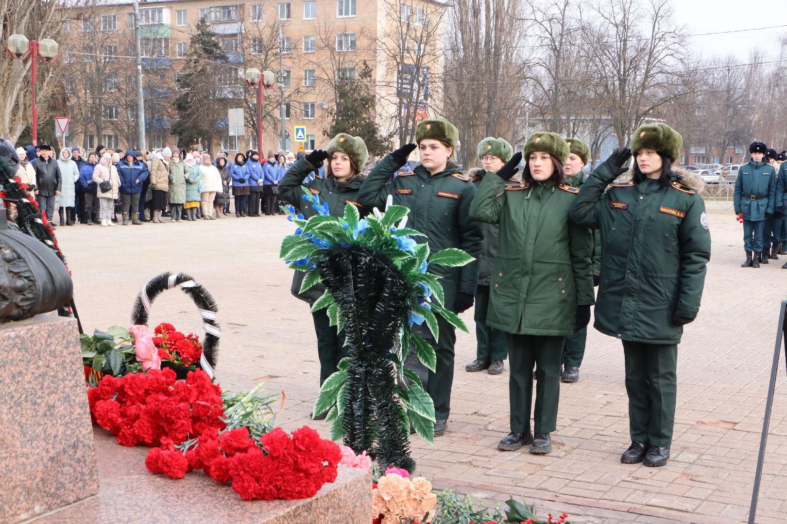 125 лет Чуйкову, Серебряные Пруды, возложение, сталинградская битва, маршал чуйков, внук маршала чуйкова, внук маршала баграмяна, площадь чуйкова,