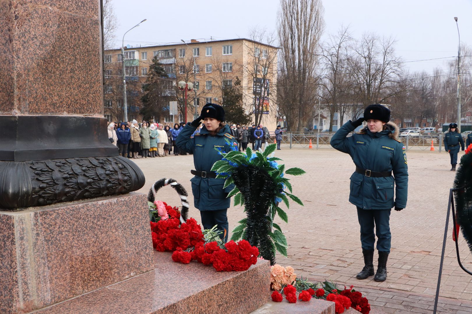 125 лет Чуйкову, Серебряные Пруды, возложение, сталинградская битва, маршал чуйков, внук маршала чуйкова, внук маршала баграмяна, площадь чуйкова,