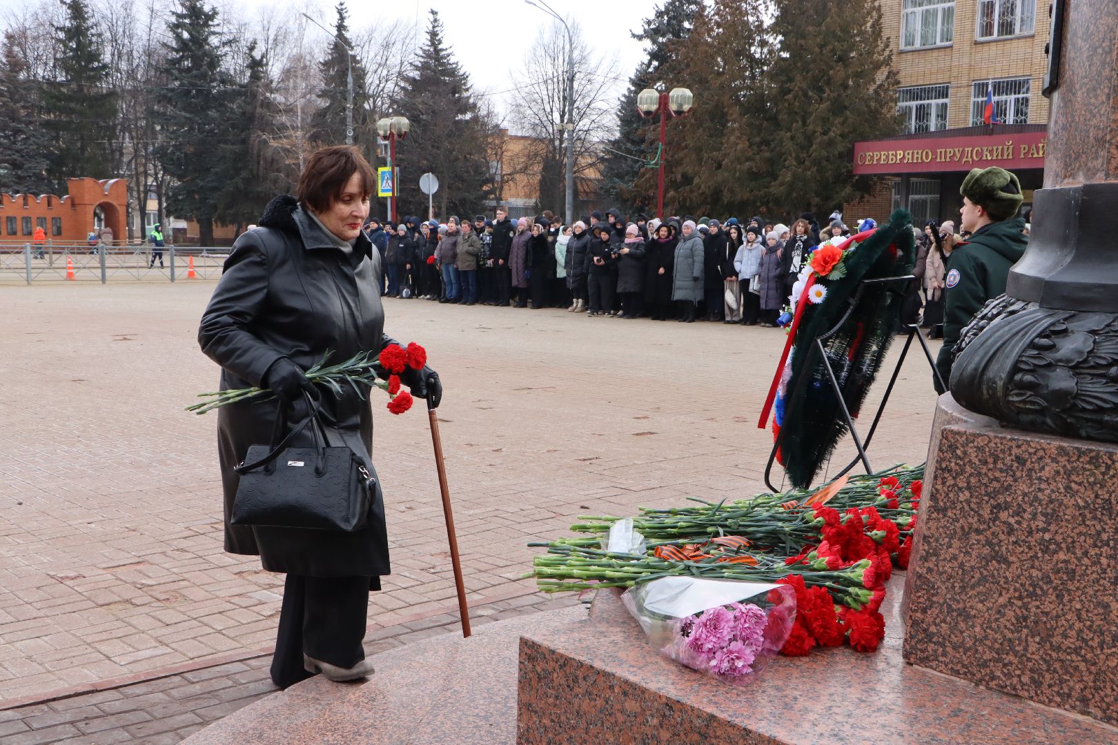 125 лет Чуйкову, Серебряные Пруды, возложение, сталинградская битва, маршал чуйков, внук маршала чуйкова, внук маршала баграмяна, площадь чуйкова,