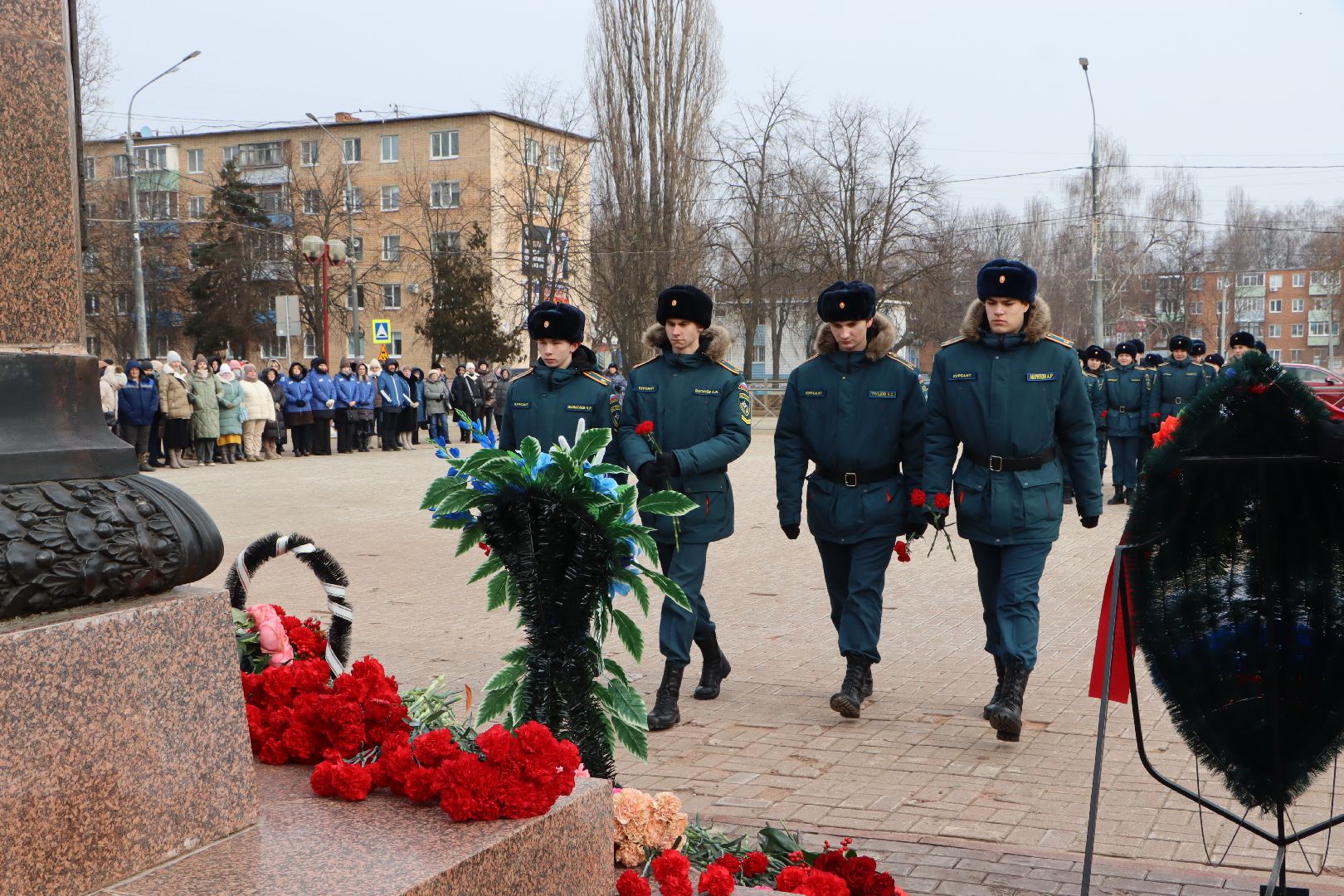 125 лет Чуйкову, Серебряные Пруды, возложение, сталинградская битва, маршал чуйков, внук маршала чуйкова, внук маршала баграмяна, площадь чуйкова,