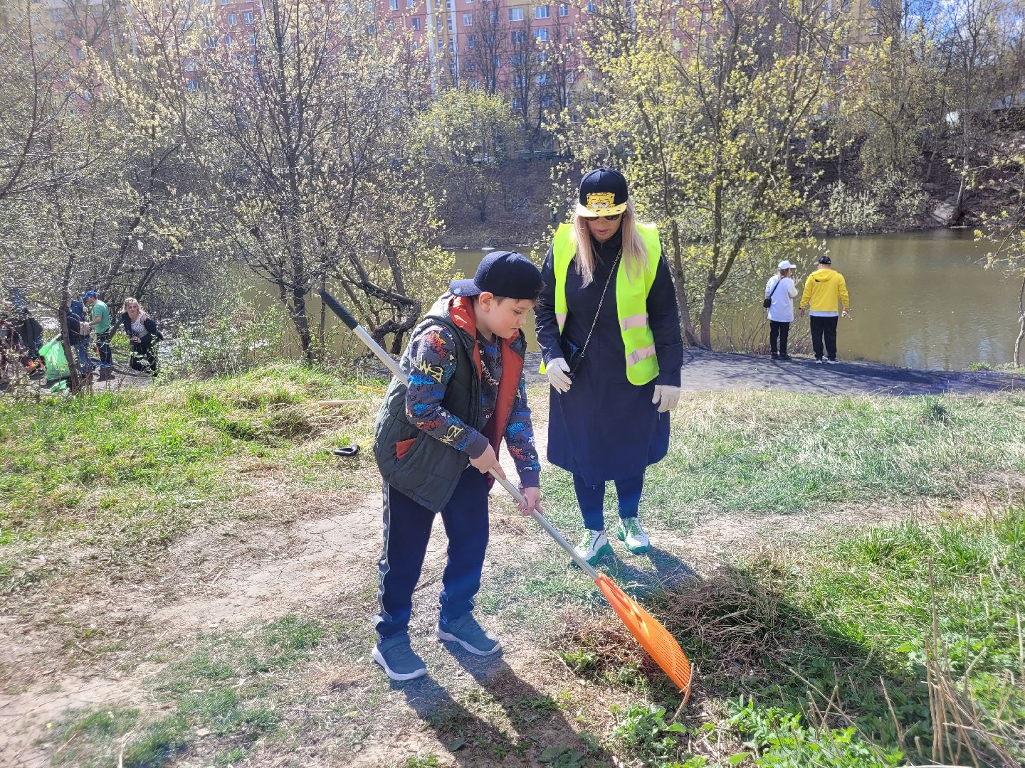 экология, чистота, субботник, видное, благоустройство