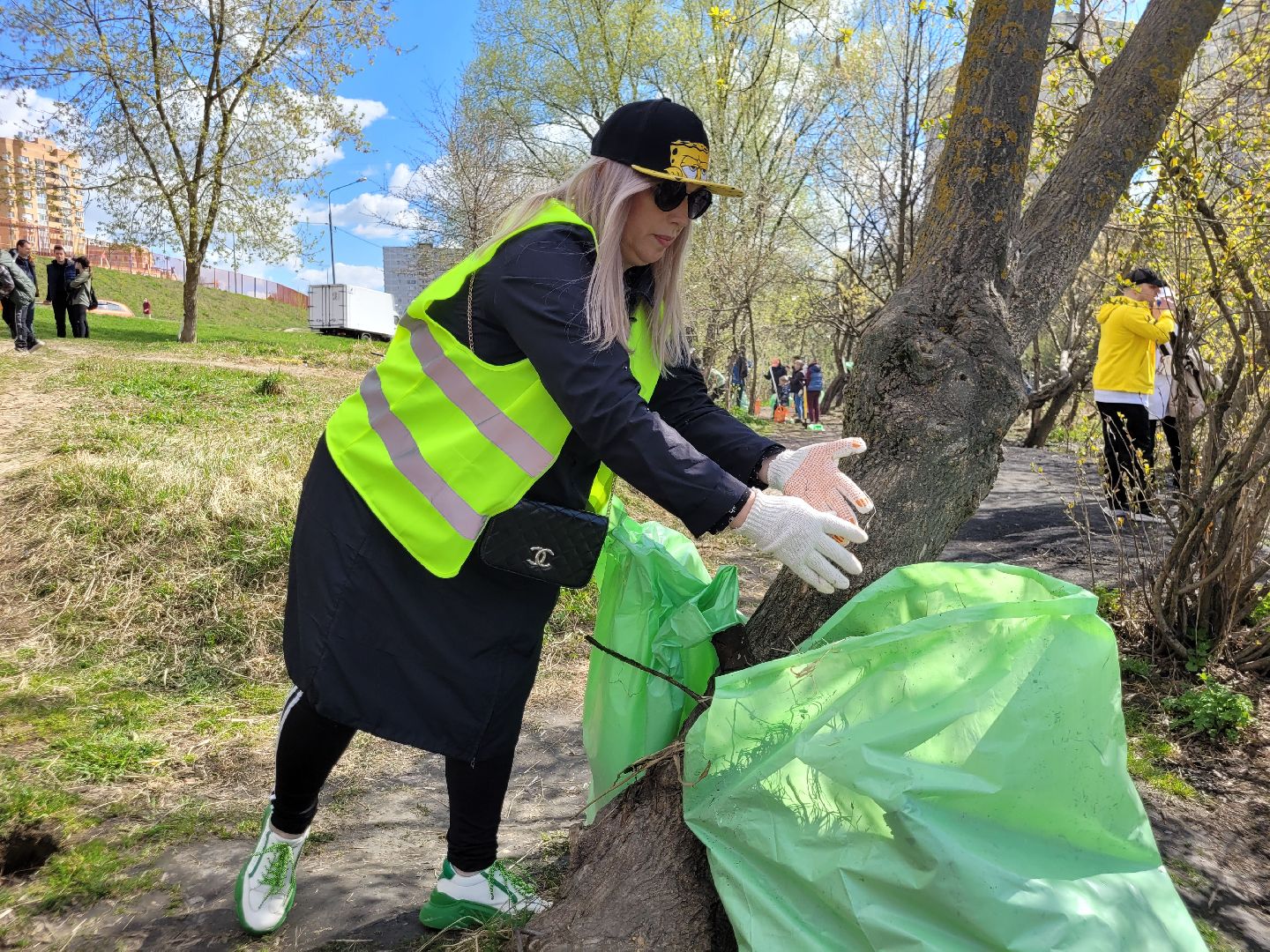 экология, чистота, субботник, видное, благоустройство
