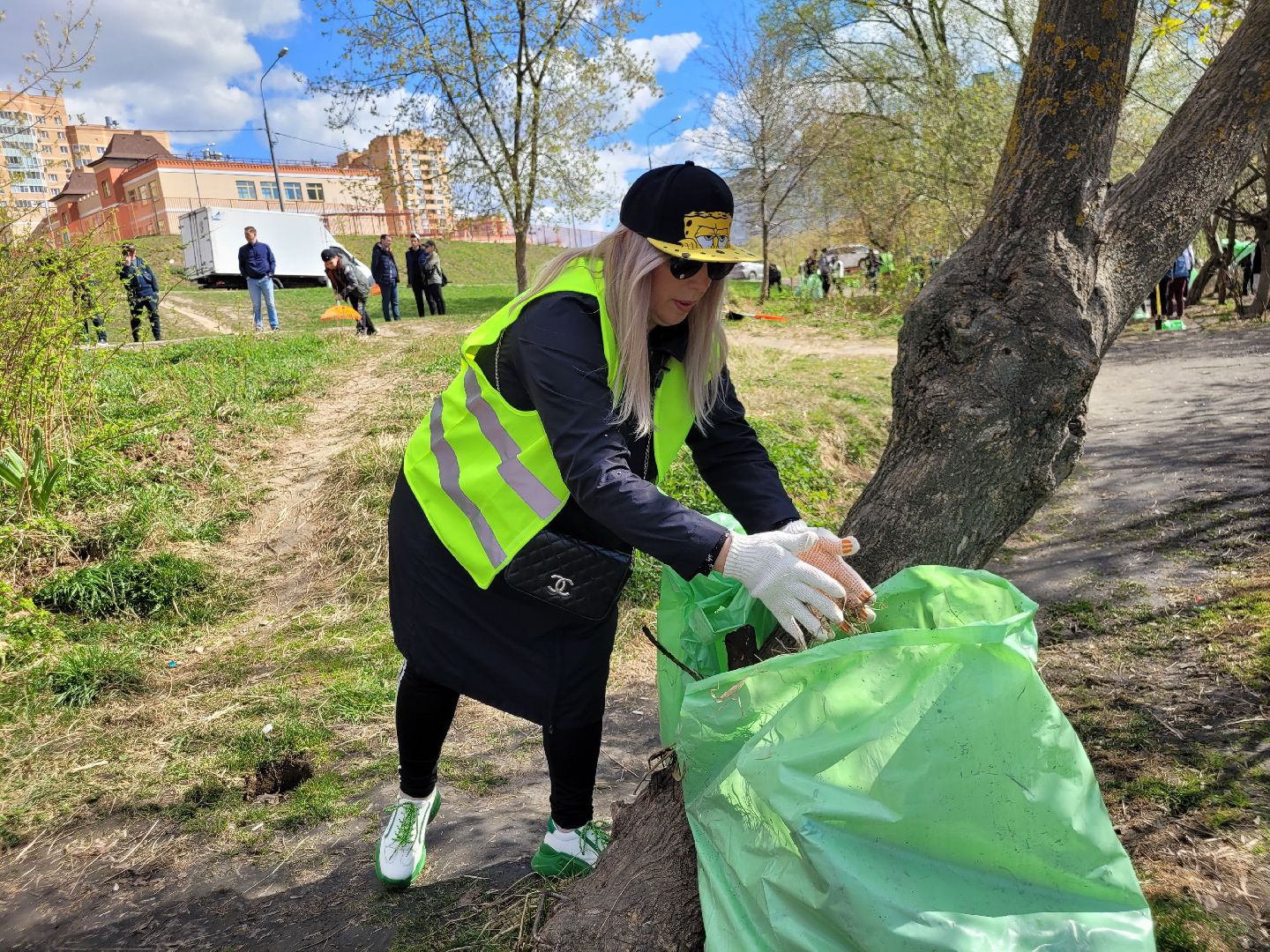 экология, чистота, субботник, видное, благоустройство
