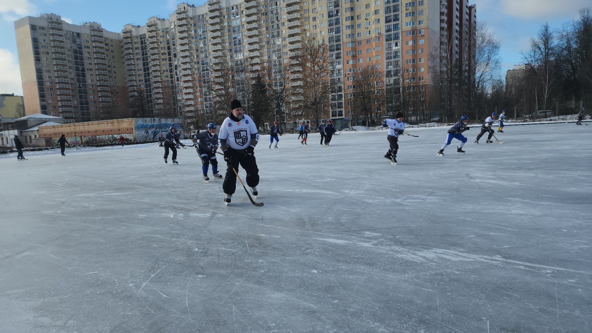 хоккей с мячом, товарищеский матч, спорт, балашиха, криогенмаш,
