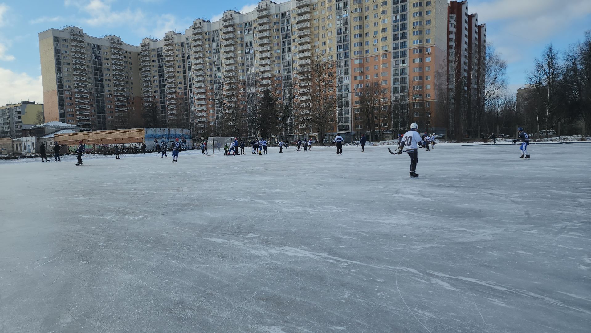 хоккей с мячом, товарищеский матч, спорт, балашиха, криогенмаш,