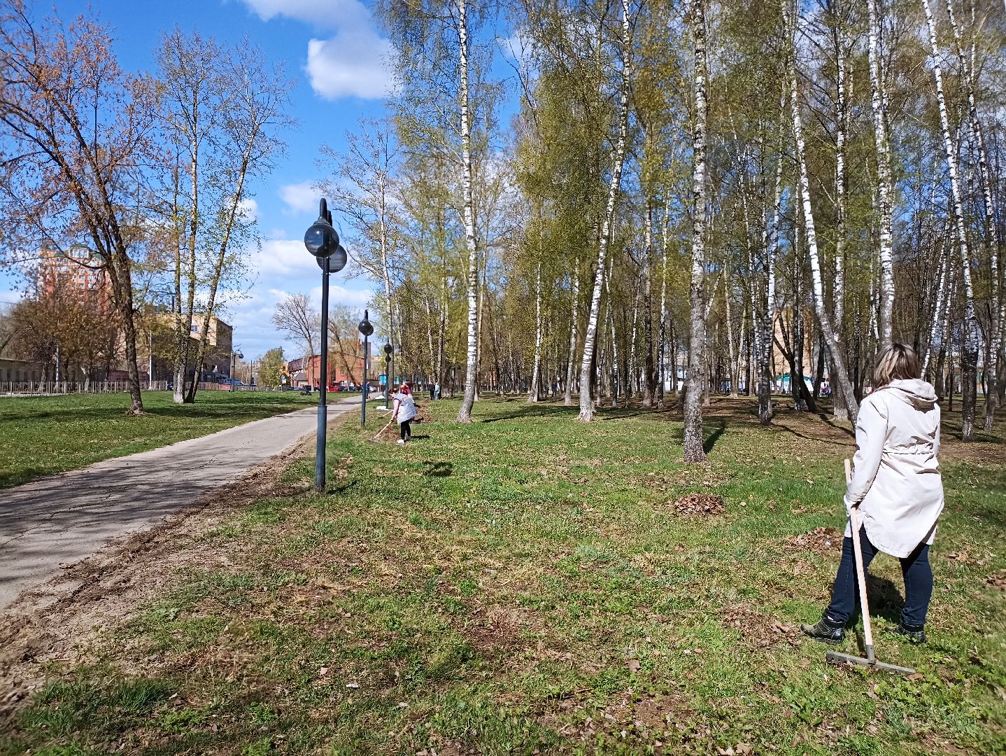 Серпухов, Подмосковье, уборка, субботник, парк