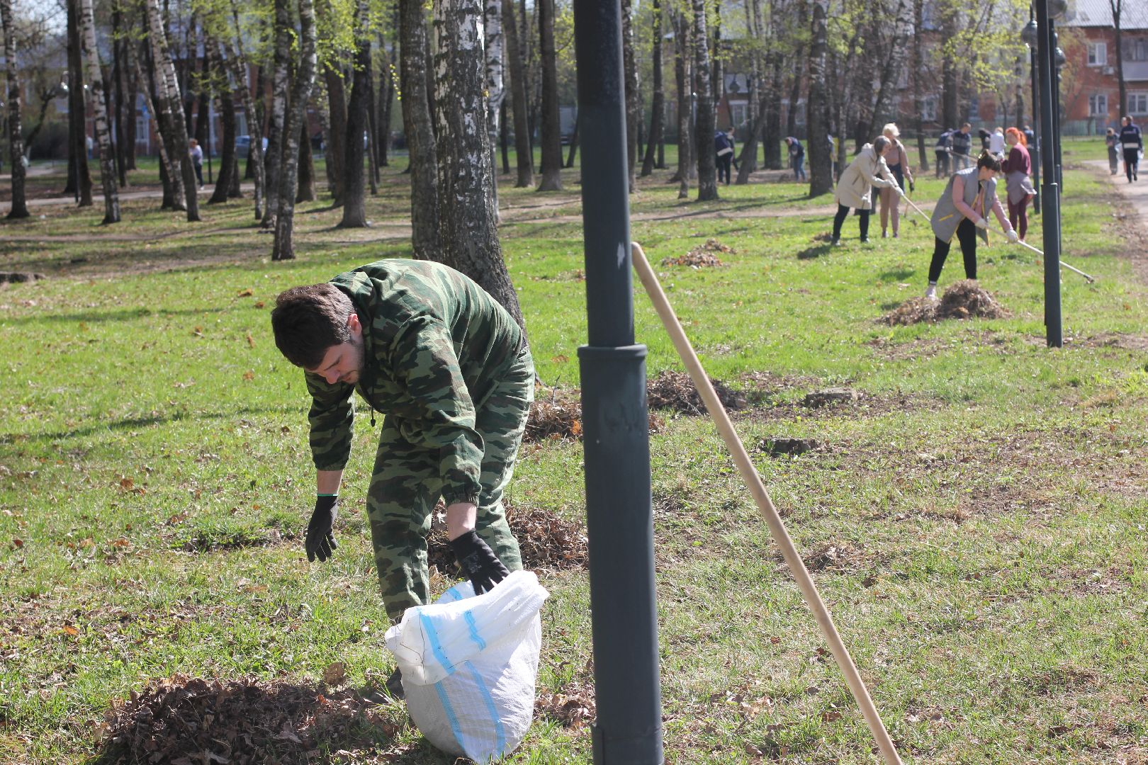 Серпухов, Подмосковье, уборка, субботник, парк