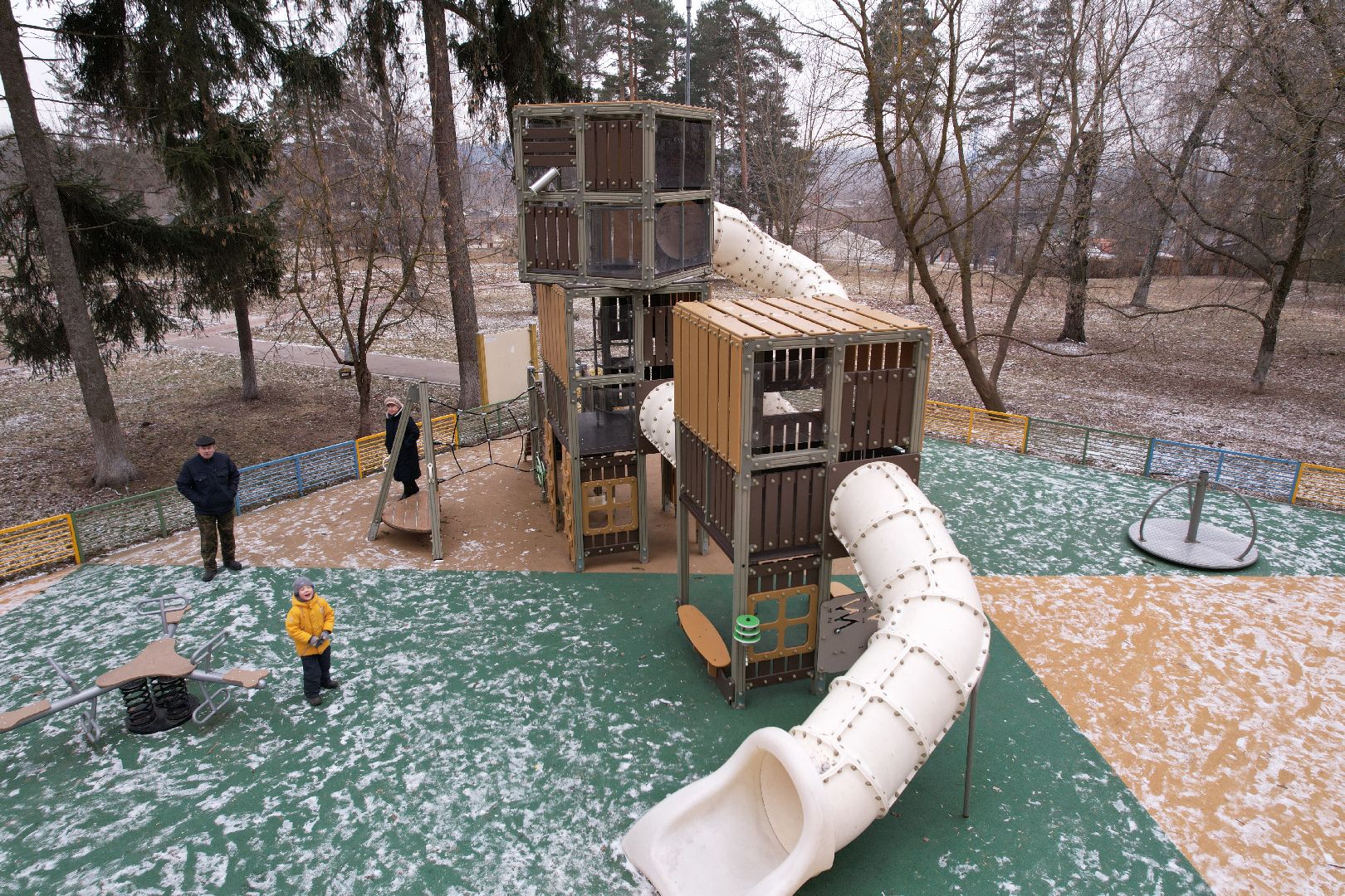 видео с коптера, подольск, памятник Талалихину,